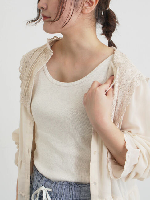 Samansa Mos2「テレコノースリ」|Tシャツ・カットソー|キナリ