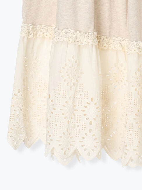 Samansa Mos2「【接触冷感】裾スカラップレースカットペチパンツ」|その他|