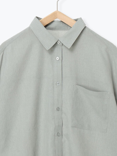 Samansa Mos2「ハーフスリーブシャツ」|シャツ・ブラウス|