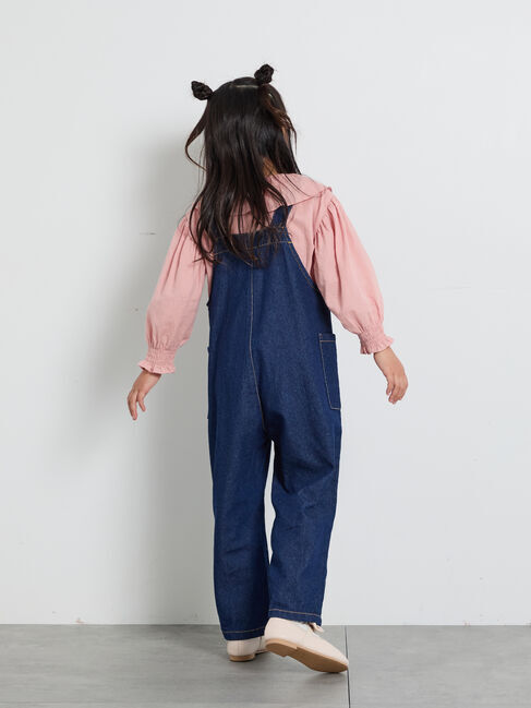 Samansa Mos2 Lagom「オーバーオール」|ワンピース|ネイビー