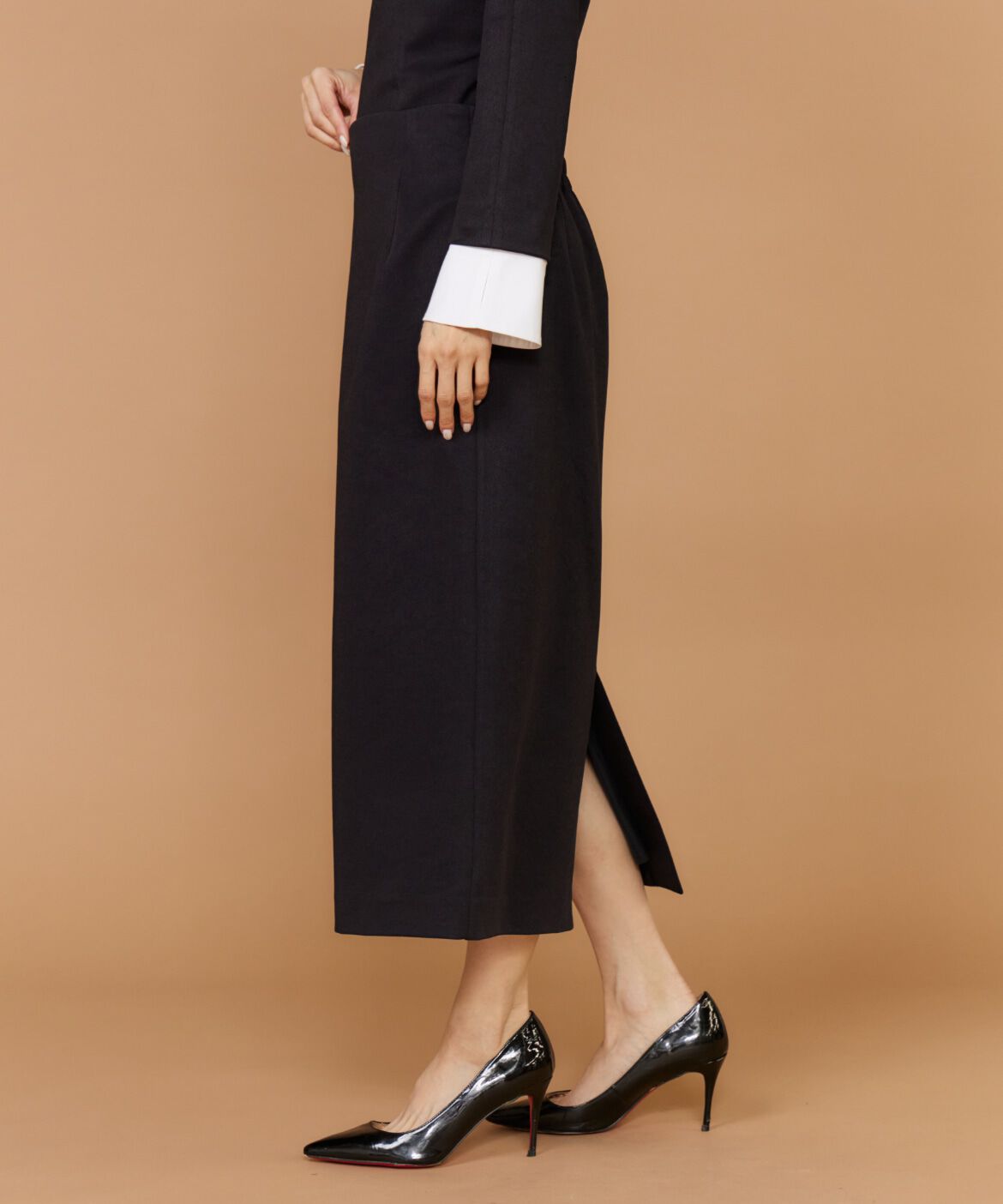 INED「ハイウエストタイトスカート」|タイト|