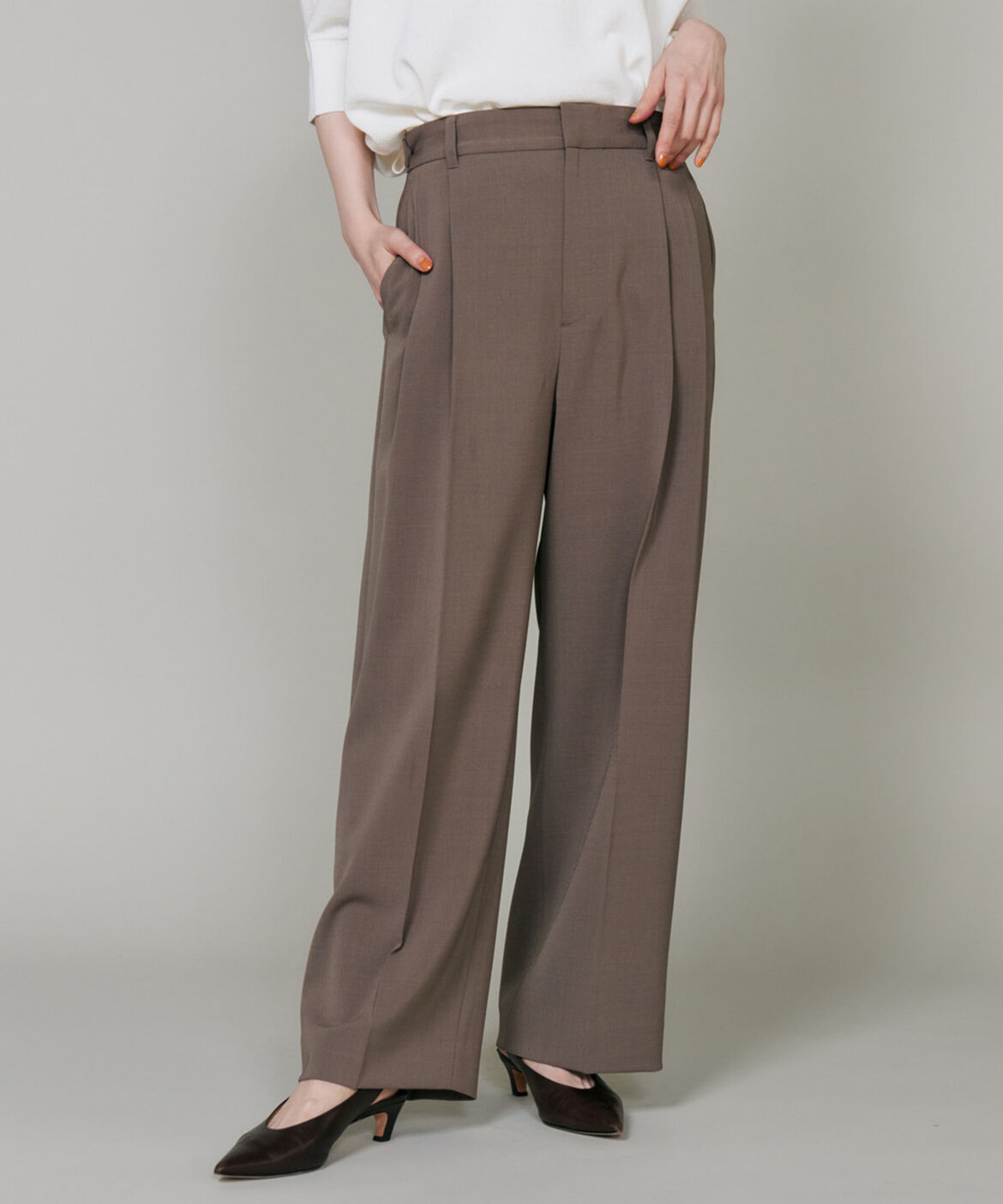 DAY by DAY it&rsquo;s international「タックワイドパンツ」|その他|モカチャ3