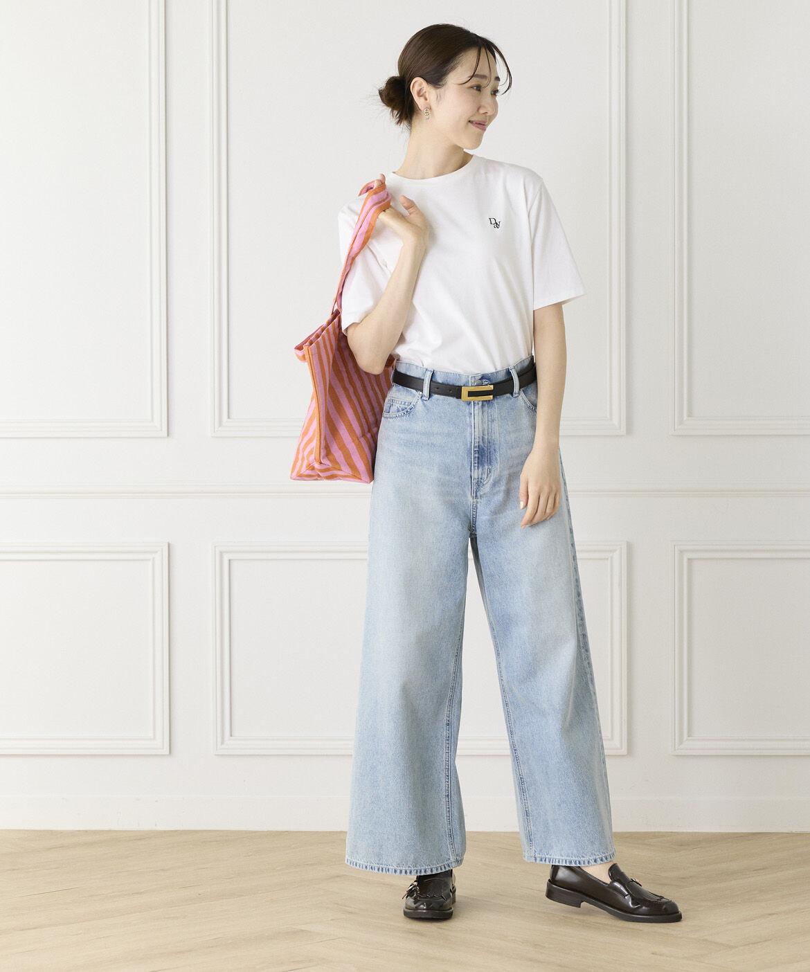 DAY by DAY it&rsquo;s international「ストライプファブリックトートバッグ《beej》」|トートバッグ|