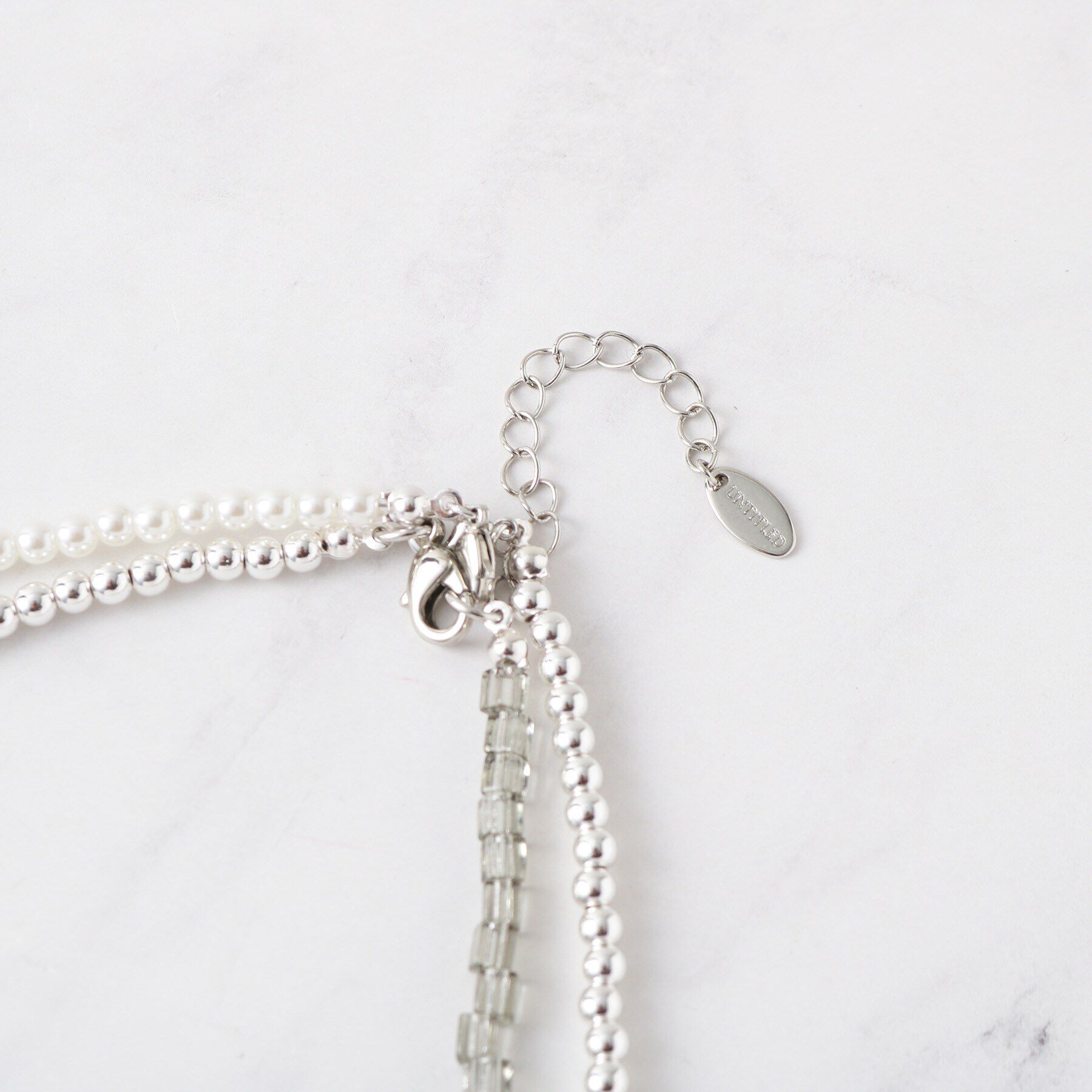 UNTITLED「ナチュラルレイヤードネックレス」|ネックレス|