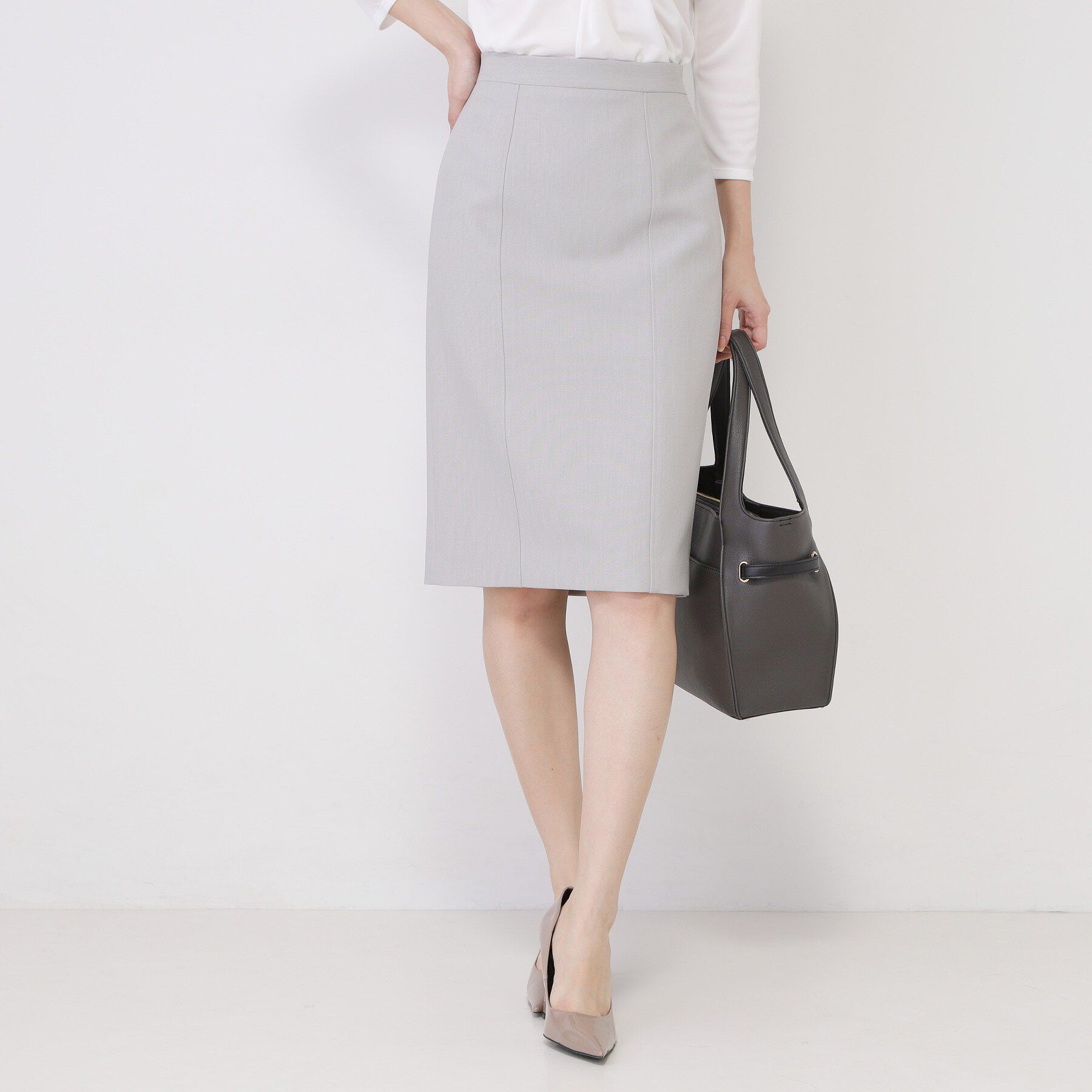 COUP DE CHANCE「【手洗い可／日本製／スーツ可】タイトシルエットスカート」|スカート|