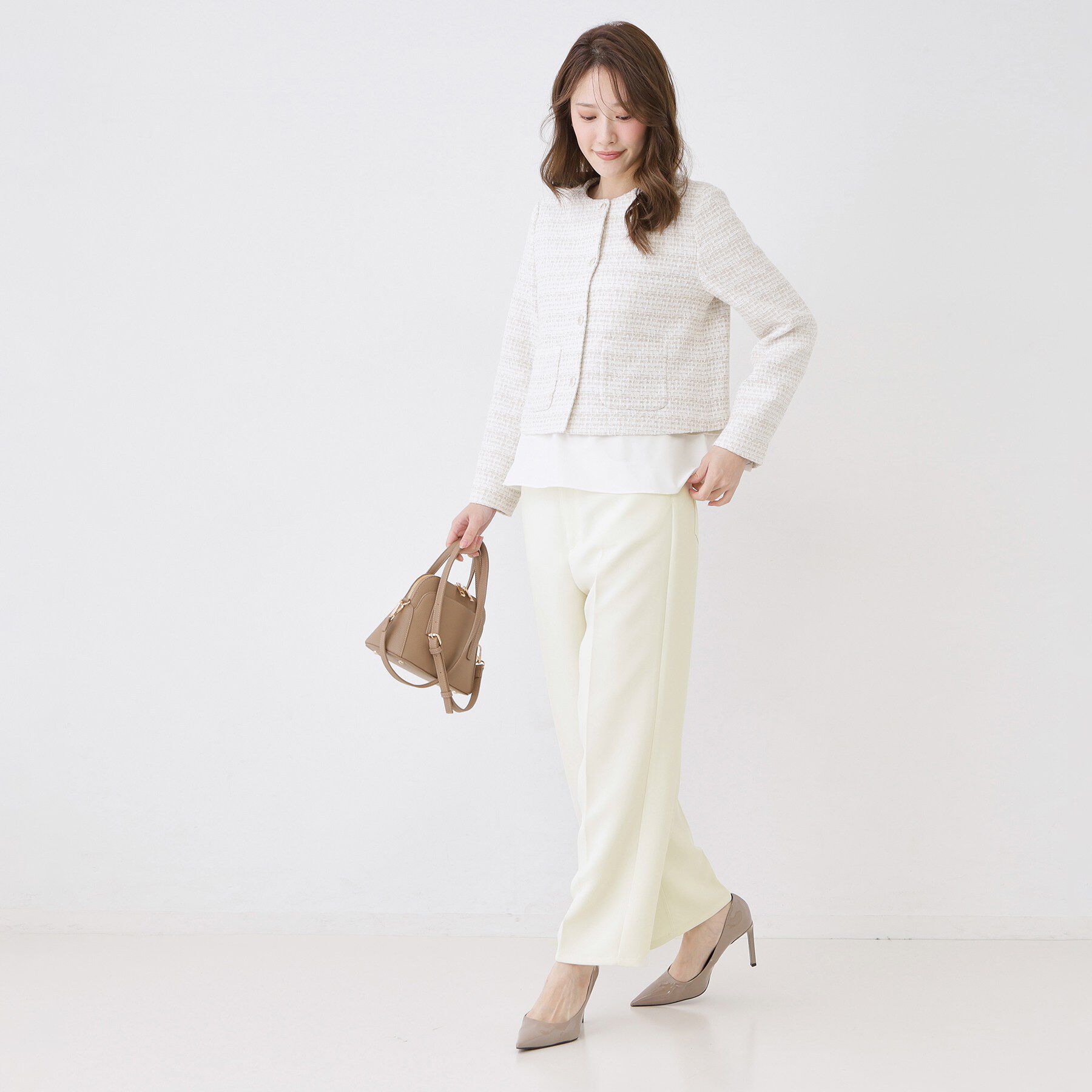 COUP DE CHANCE「【洗える】デニム調ストレートワイドパンツ」|その他|