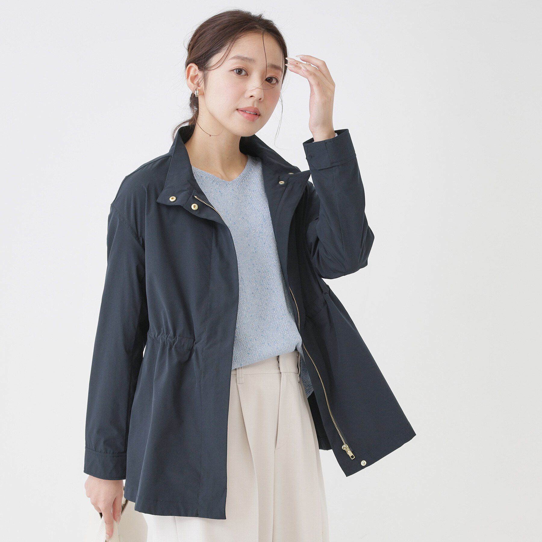 COUP DE CHANCE「【手洗い可／軽量/フードなし】スタンド衿ブルゾン」|ブルゾン・スタジャン|