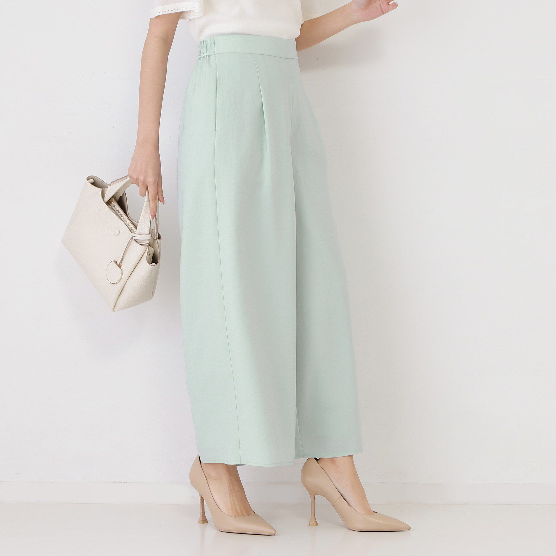 COUP DE CHANCE「【手洗い可／セットアップ可】リラクシーワイドパンツ」|その他|