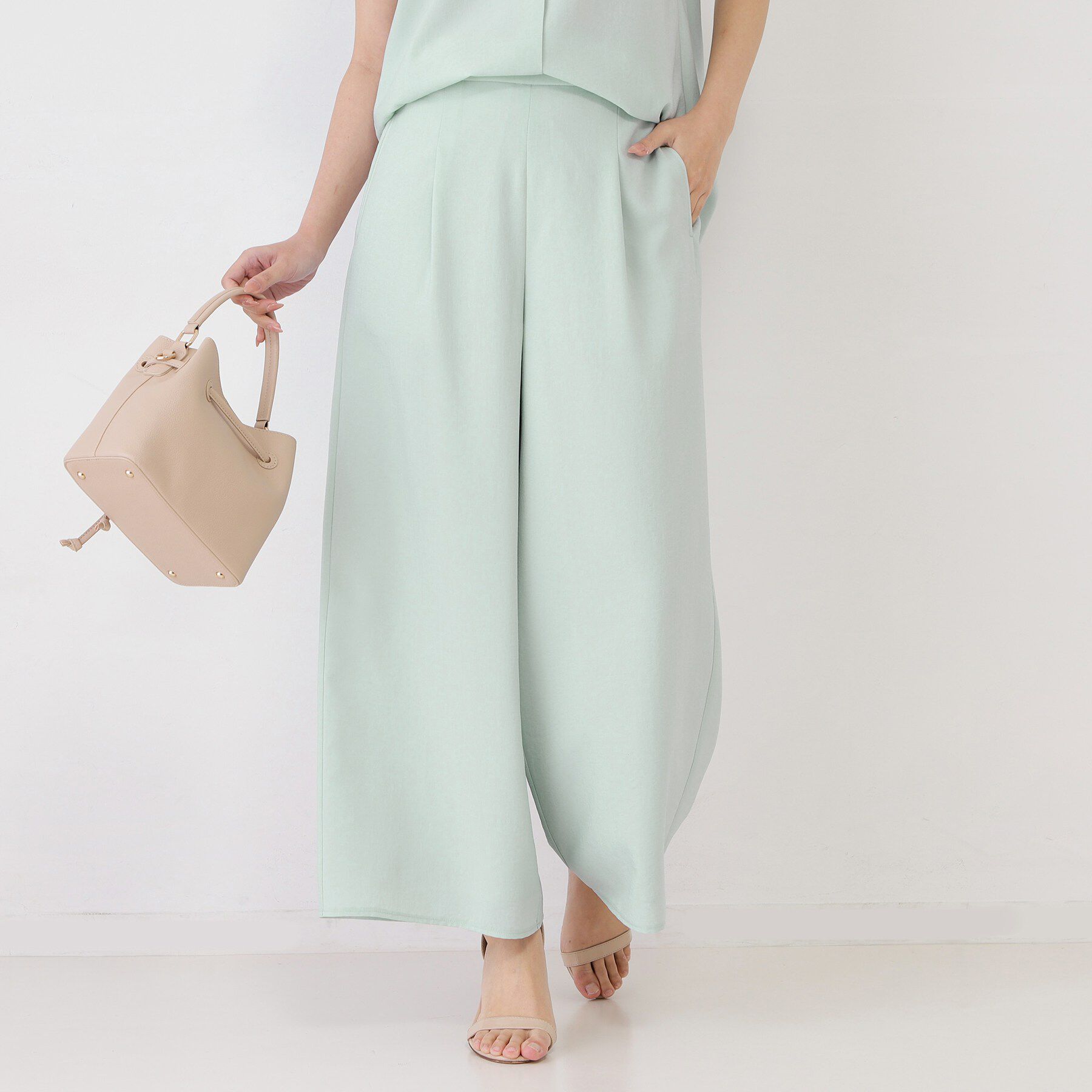 COUP DE CHANCE「【手洗い可／セットアップ可】リラクシーワイドパンツ」|その他|