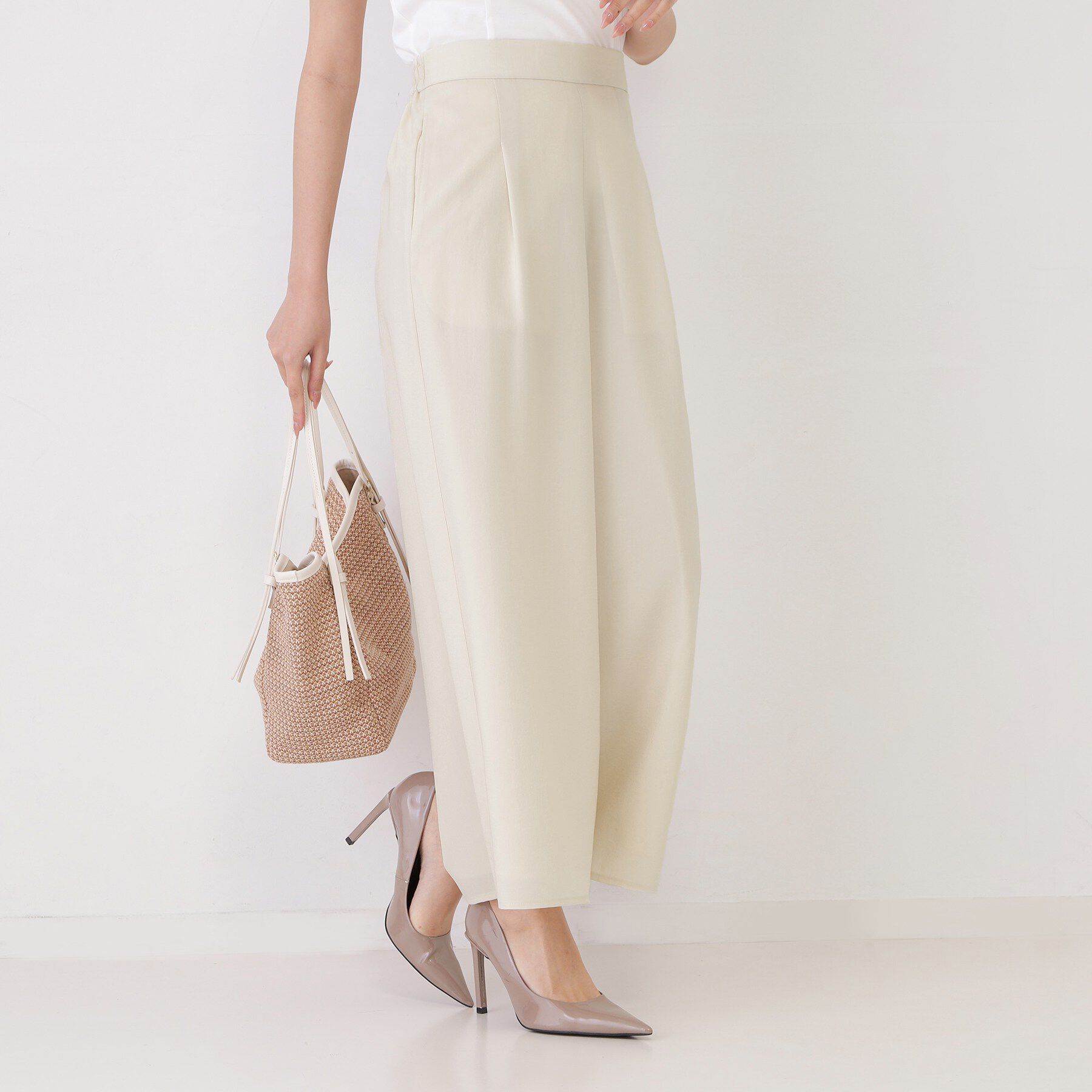 COUP DE CHANCE「【手洗い可／セットアップ可】リラクシーワイドパンツ」|その他|