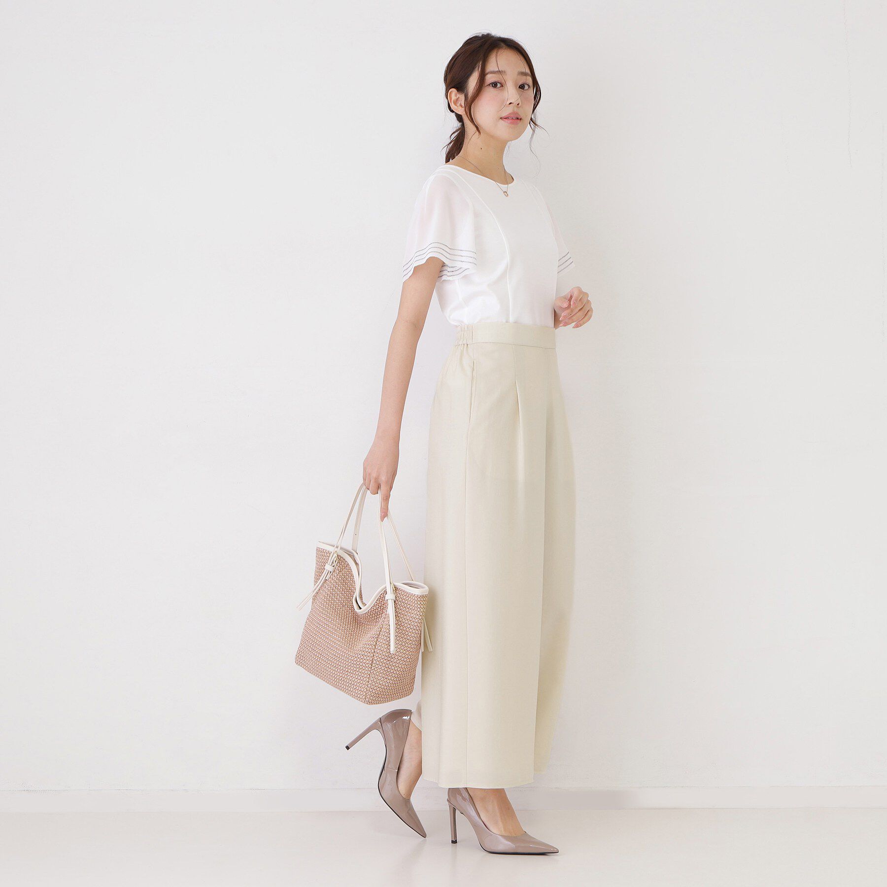 COUP DE CHANCE「【手洗い可／セットアップ可】リラクシーワイドパンツ」|その他|