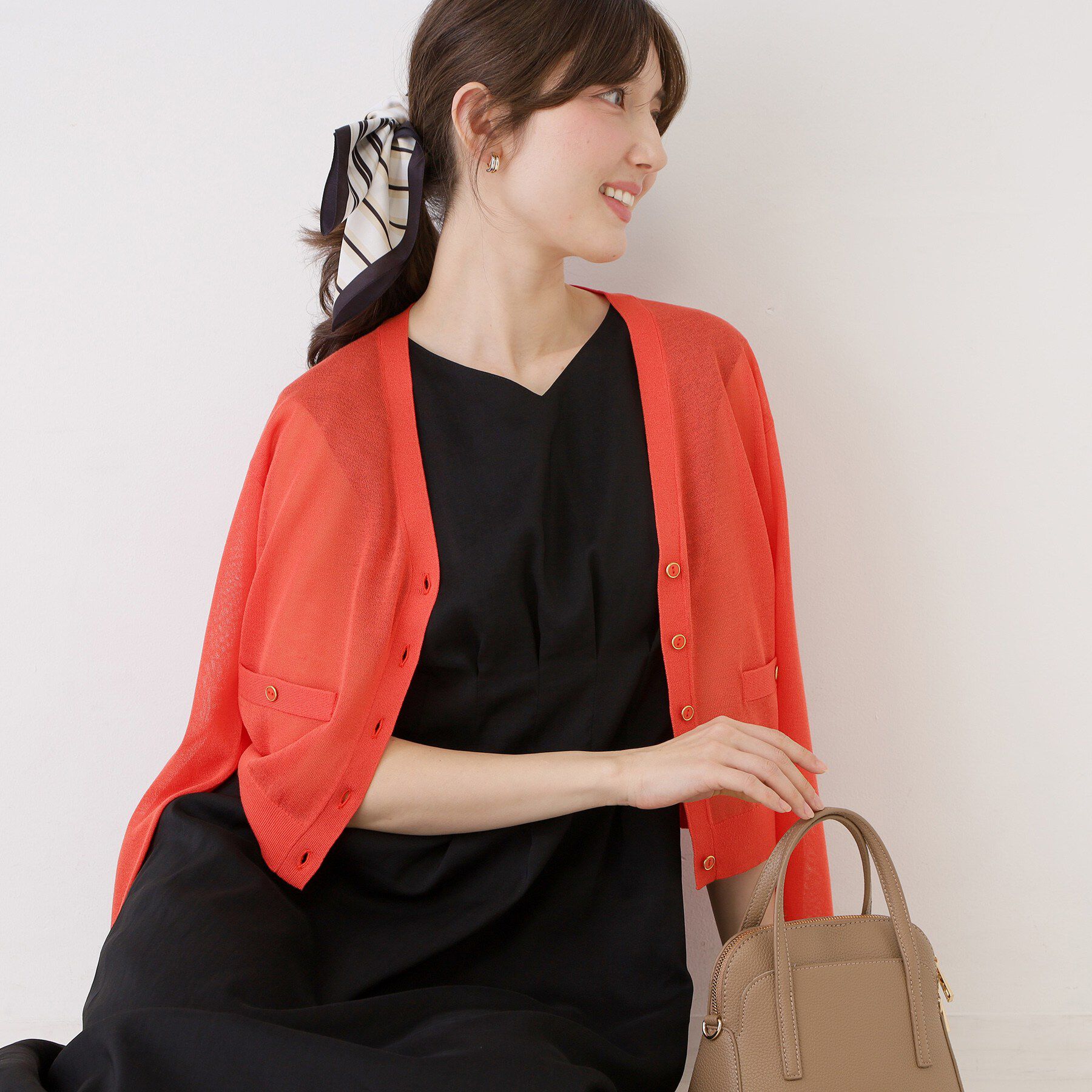 COUP DE CHANCE「【手洗い可】シアーカーディガン」|カーディガン|