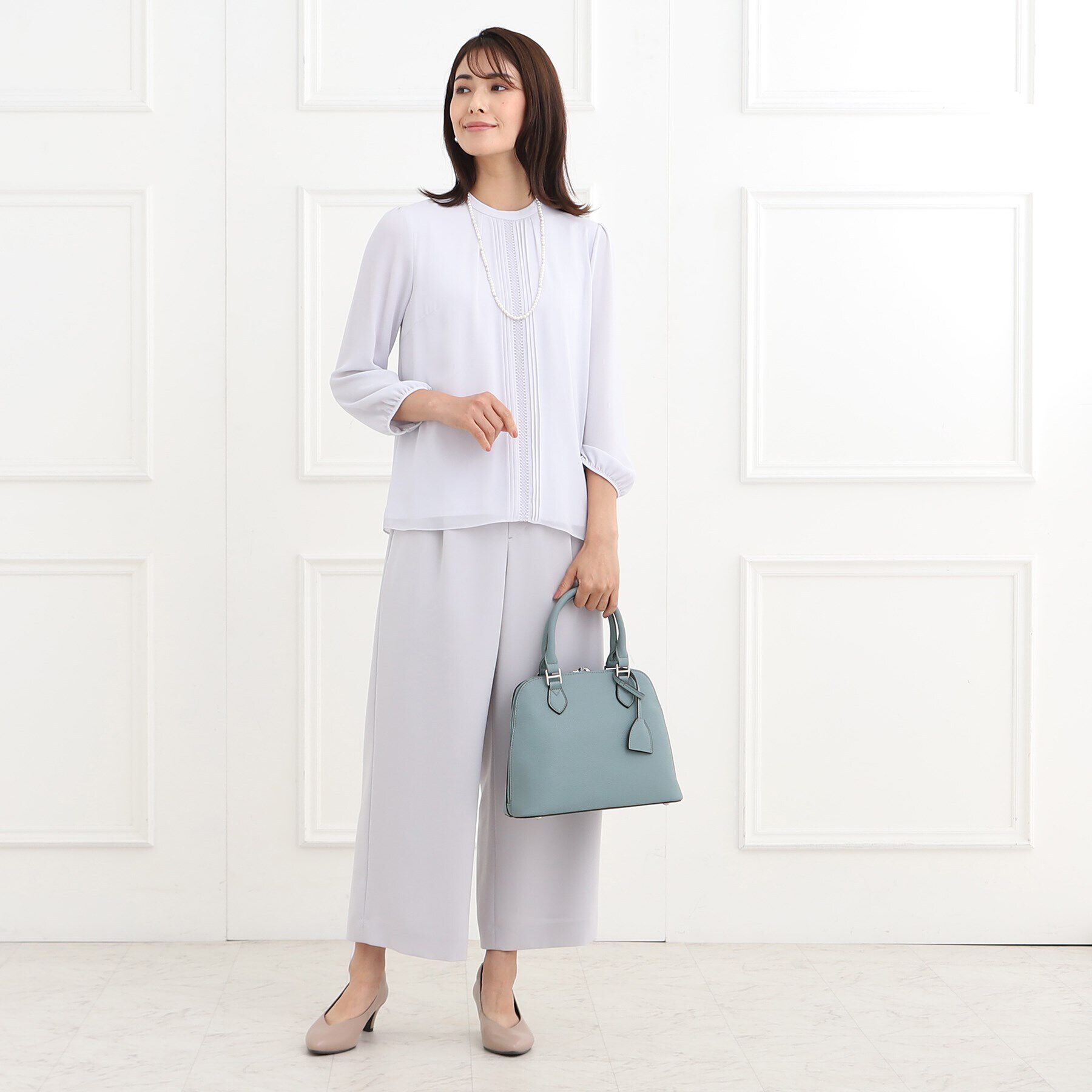 Reflect「【夏SALE／フォーマル/通勤にも使える】スクエアフォルムバッグ」|ハンドバッグ|