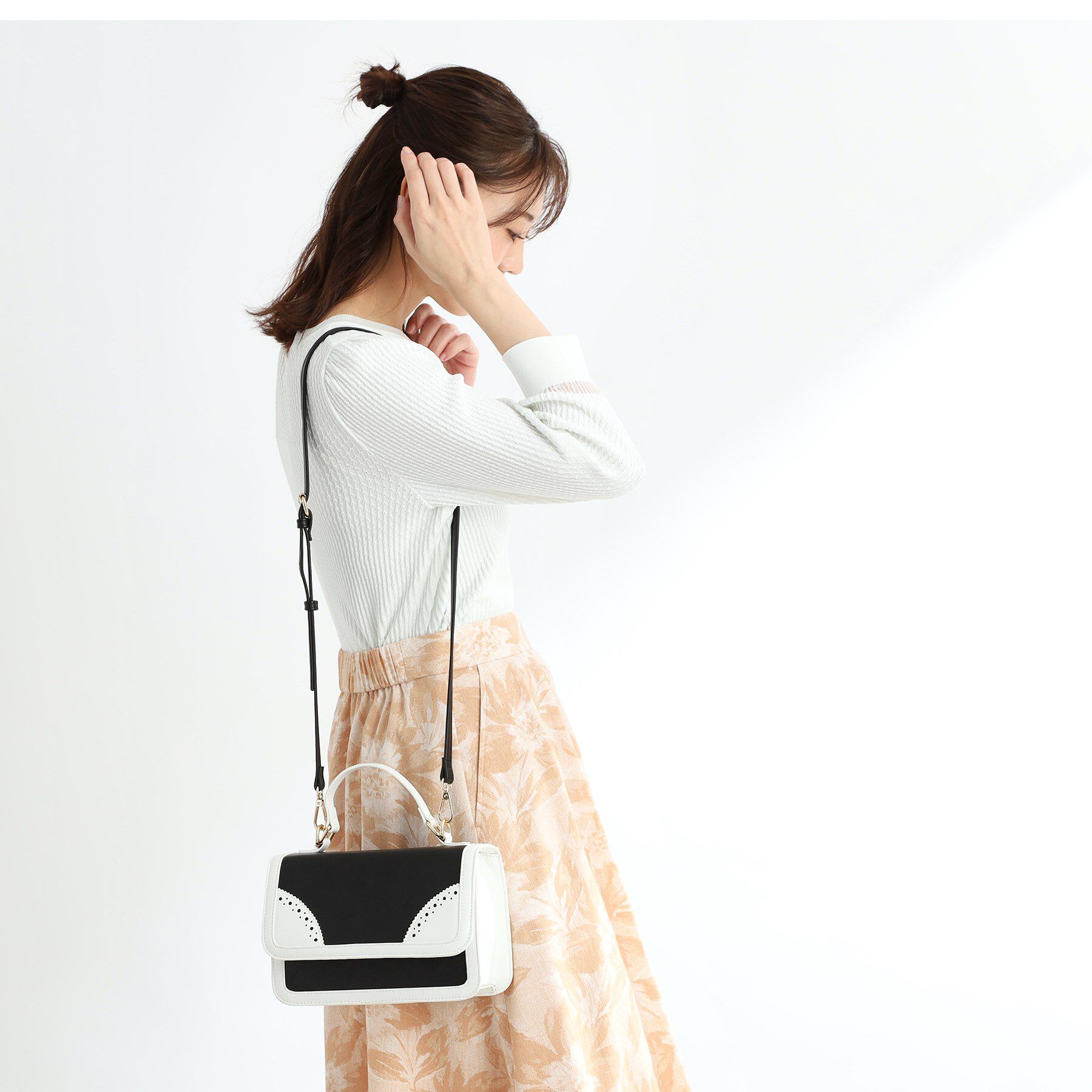 Reflect「【ショルダー付き】バイカラーバッグ」|ショルダー・メッセンジャー|