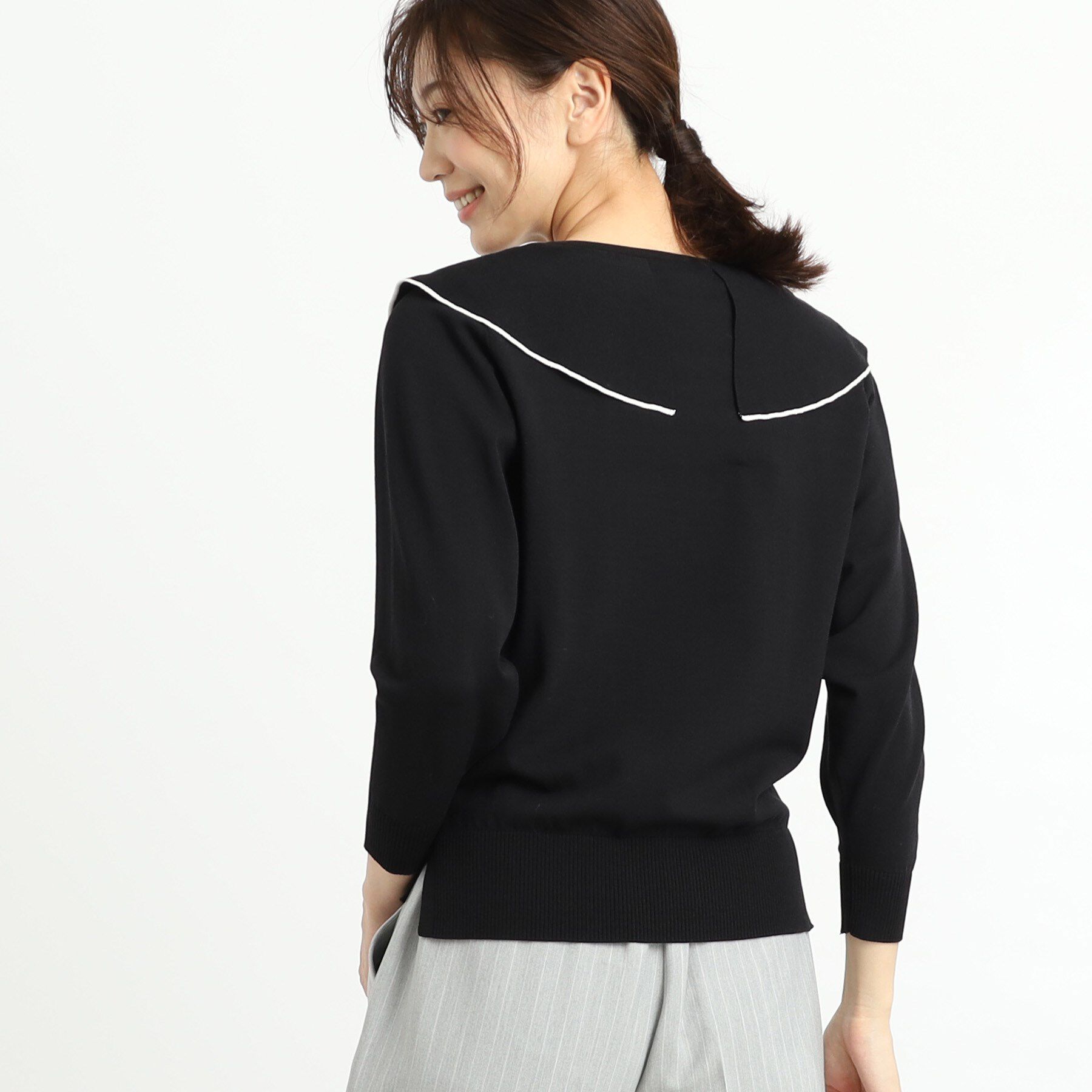 Reflect「ラッフルフリルプルオーバーニット」|ニット・セーター|