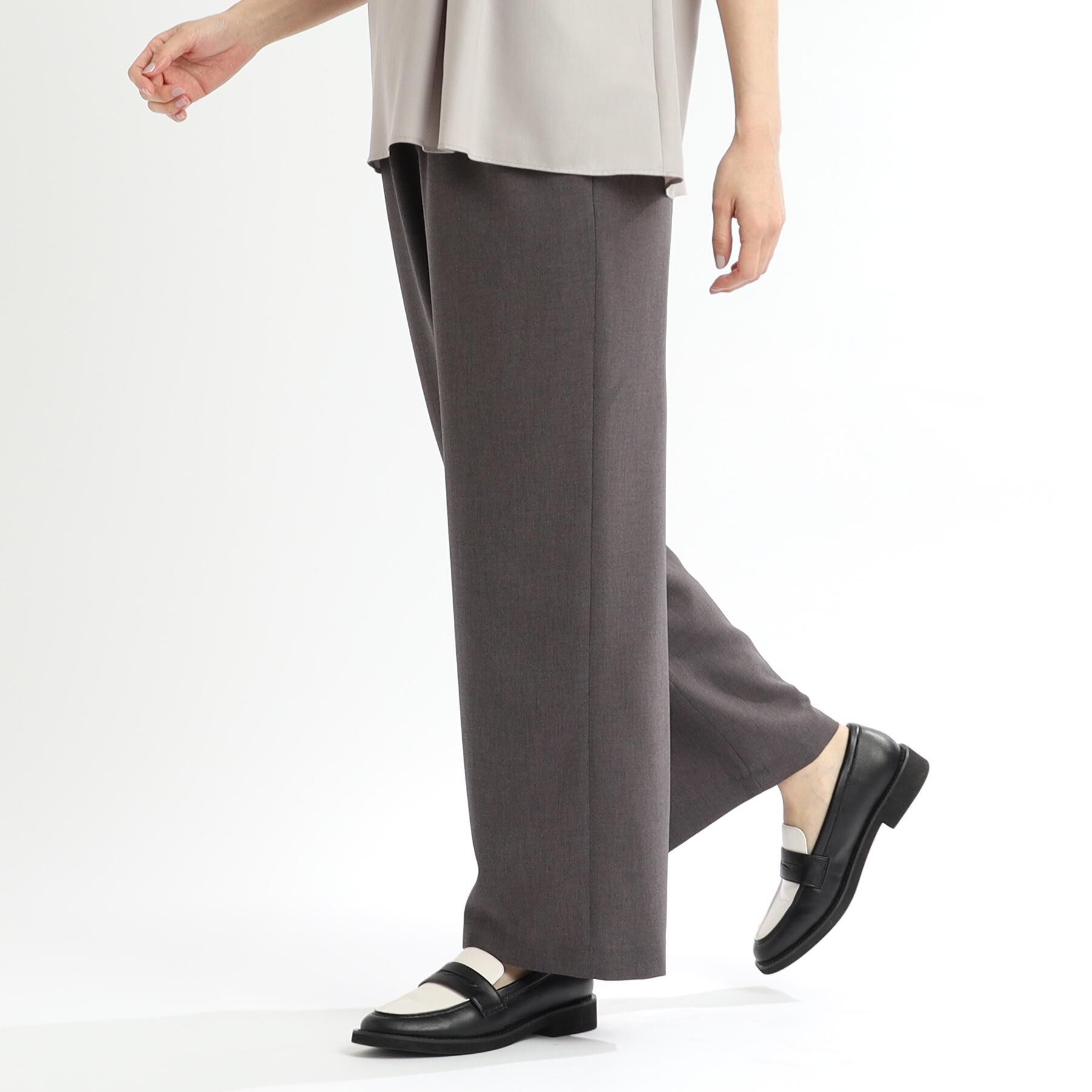 Reflect「【マシンウォッシュ可／ウエスト総ゴム】すっきり見えワイドシルエットパンツ」|その他|