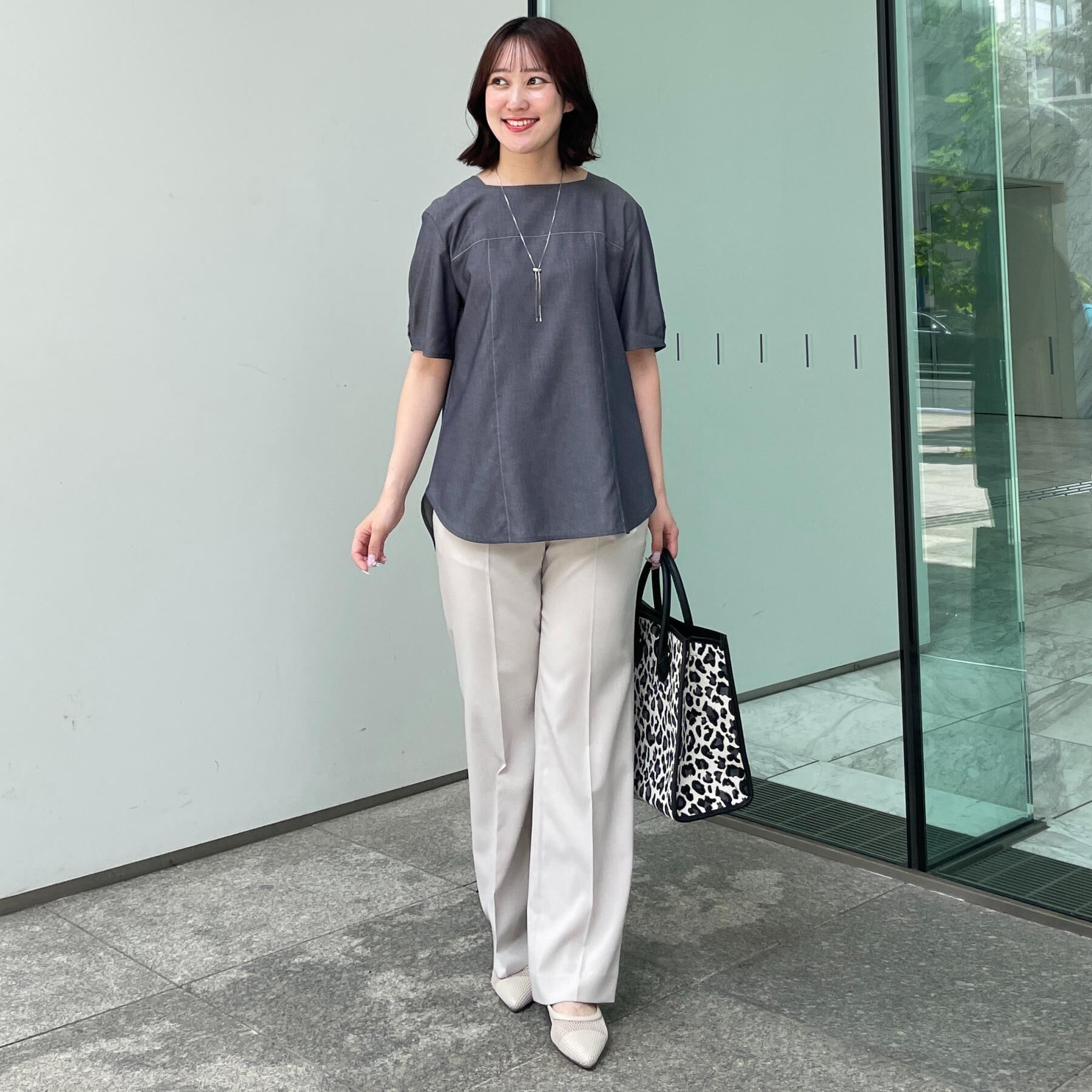 Reflect「【マシンウォッシュ可】リネンライクフレアパンツ」|その他|