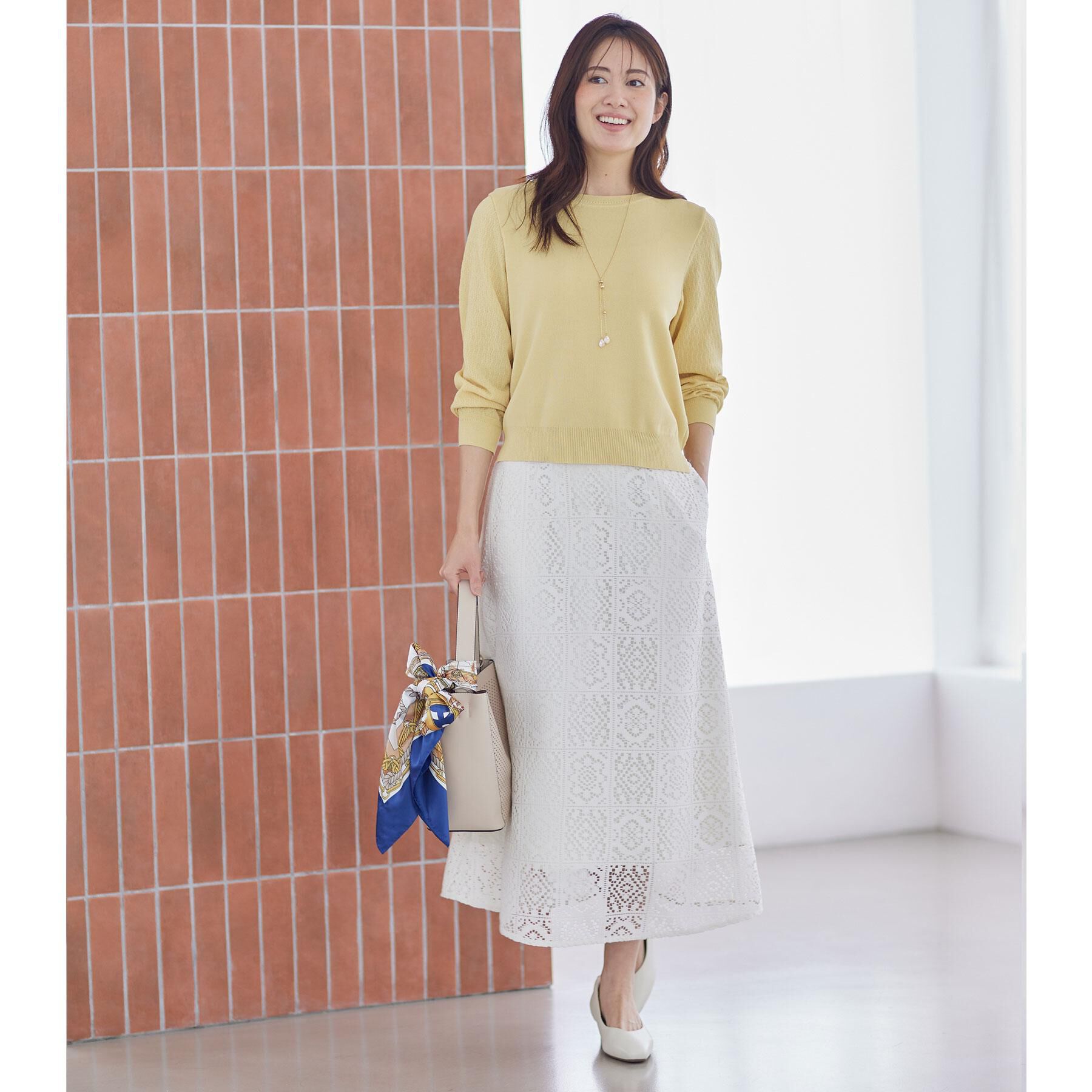 Reflect「【セットアップ可】レースミディアムスカート」|スカート|