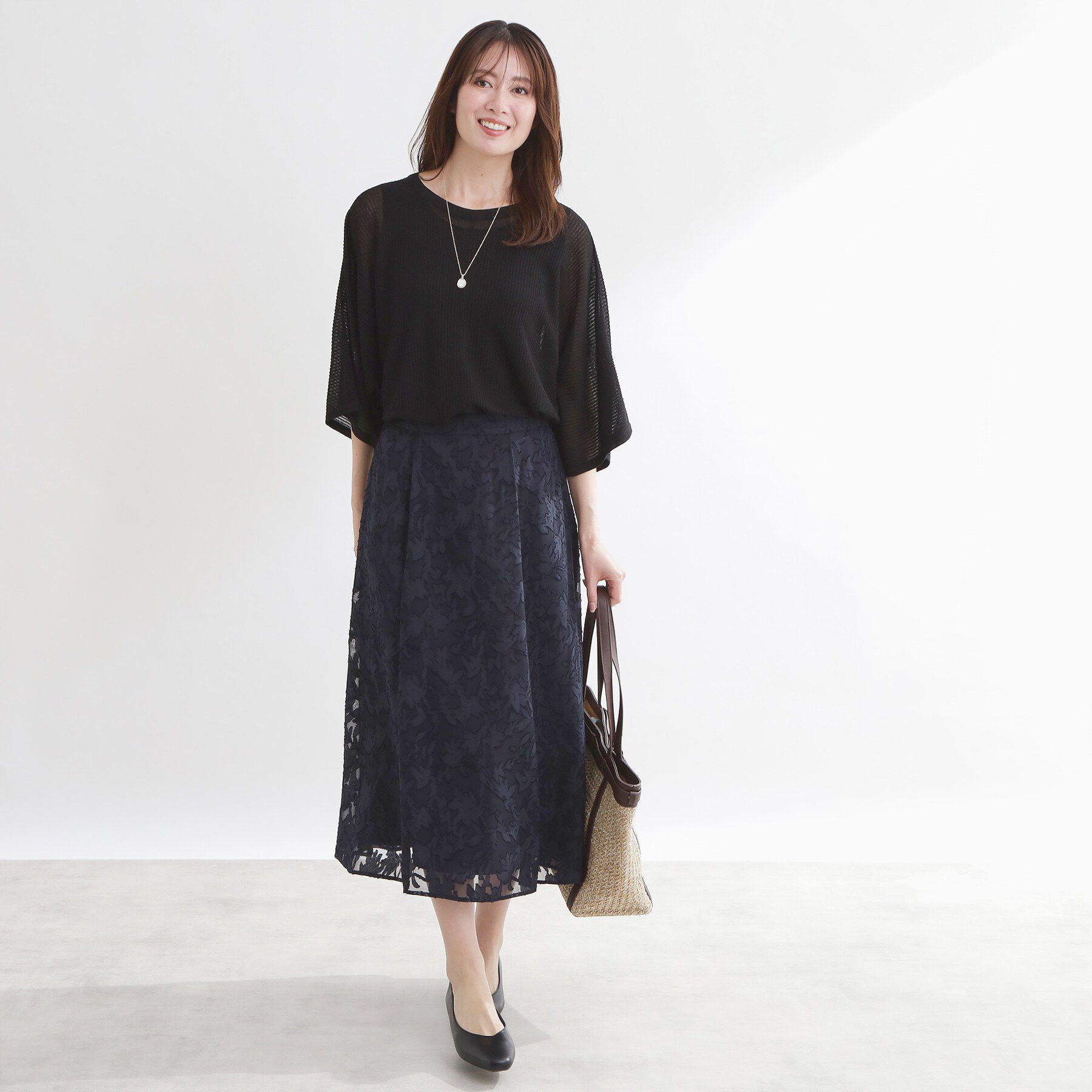 Reflect「【前後2WAY】リラクシーニットトップス」|ニット・セーター|