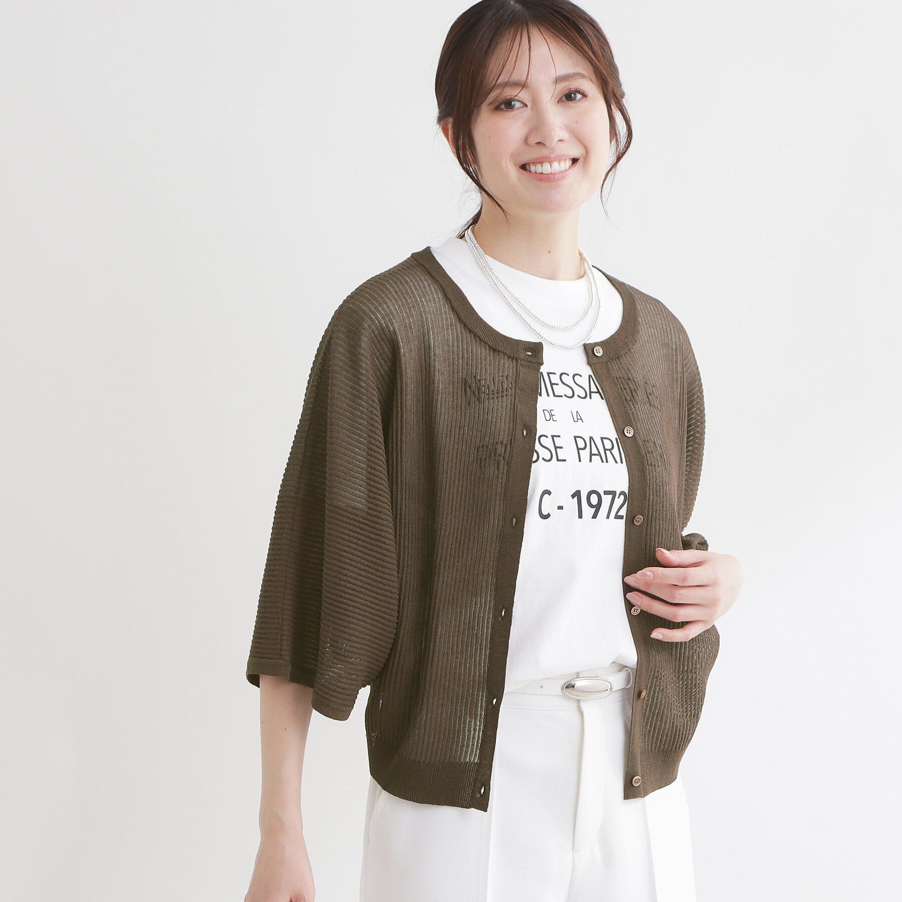 Reflect「【前後2WAY】リラクシーニットトップス」|ニット・セーター|