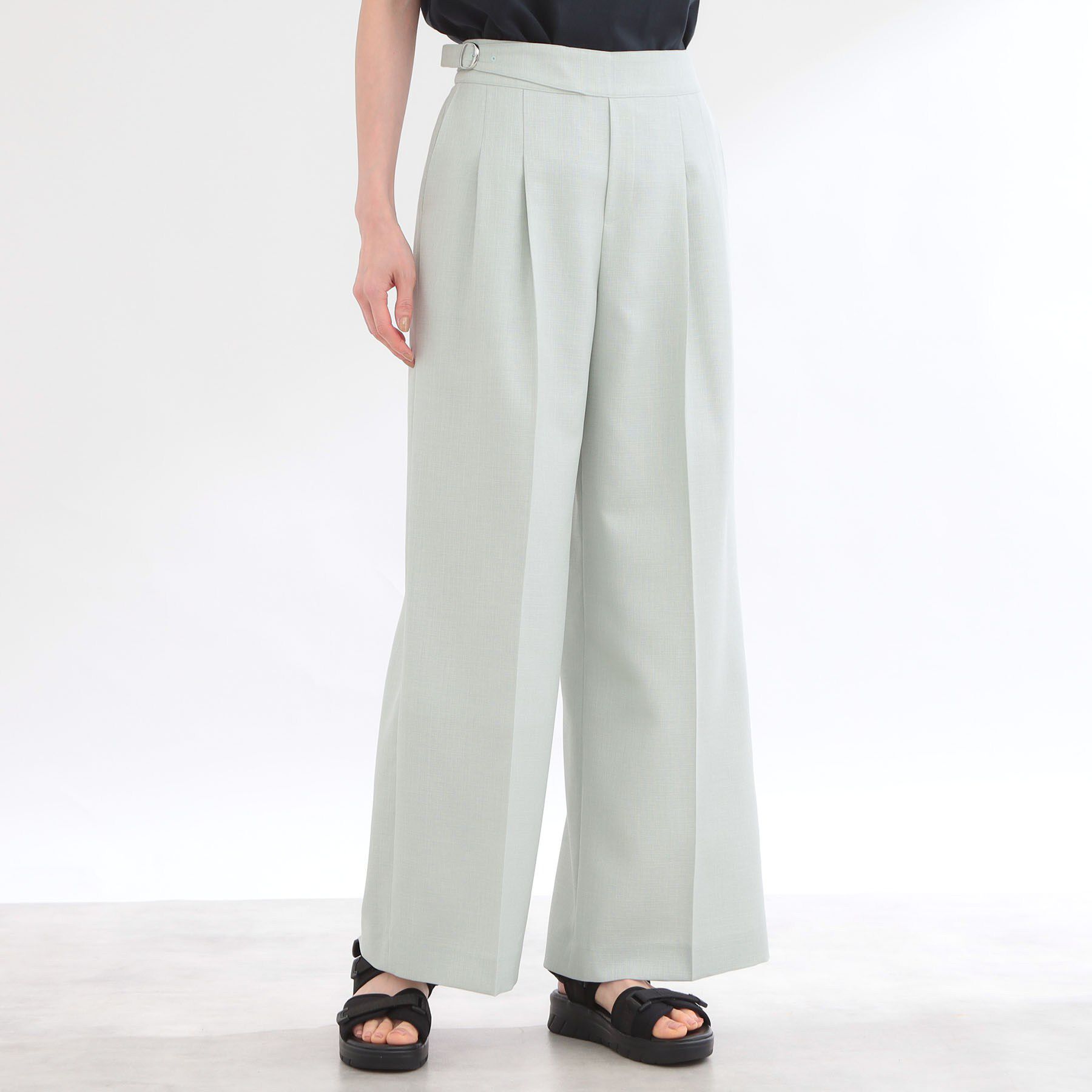 Reflect「グルカ風ベルトデザインワイドパンツ」|その他|