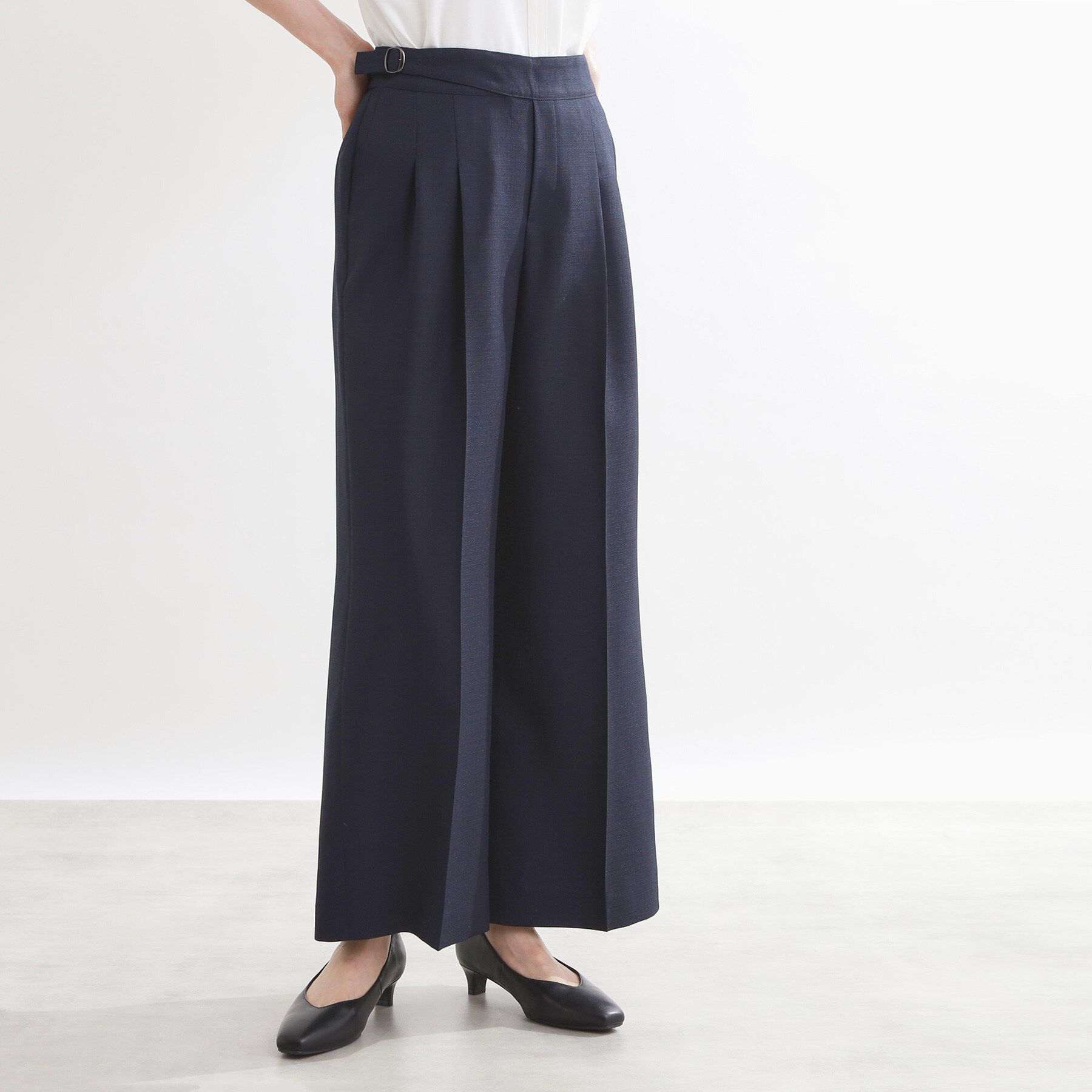 Reflect「グルカ風ベルトデザインワイドパンツ」|その他|