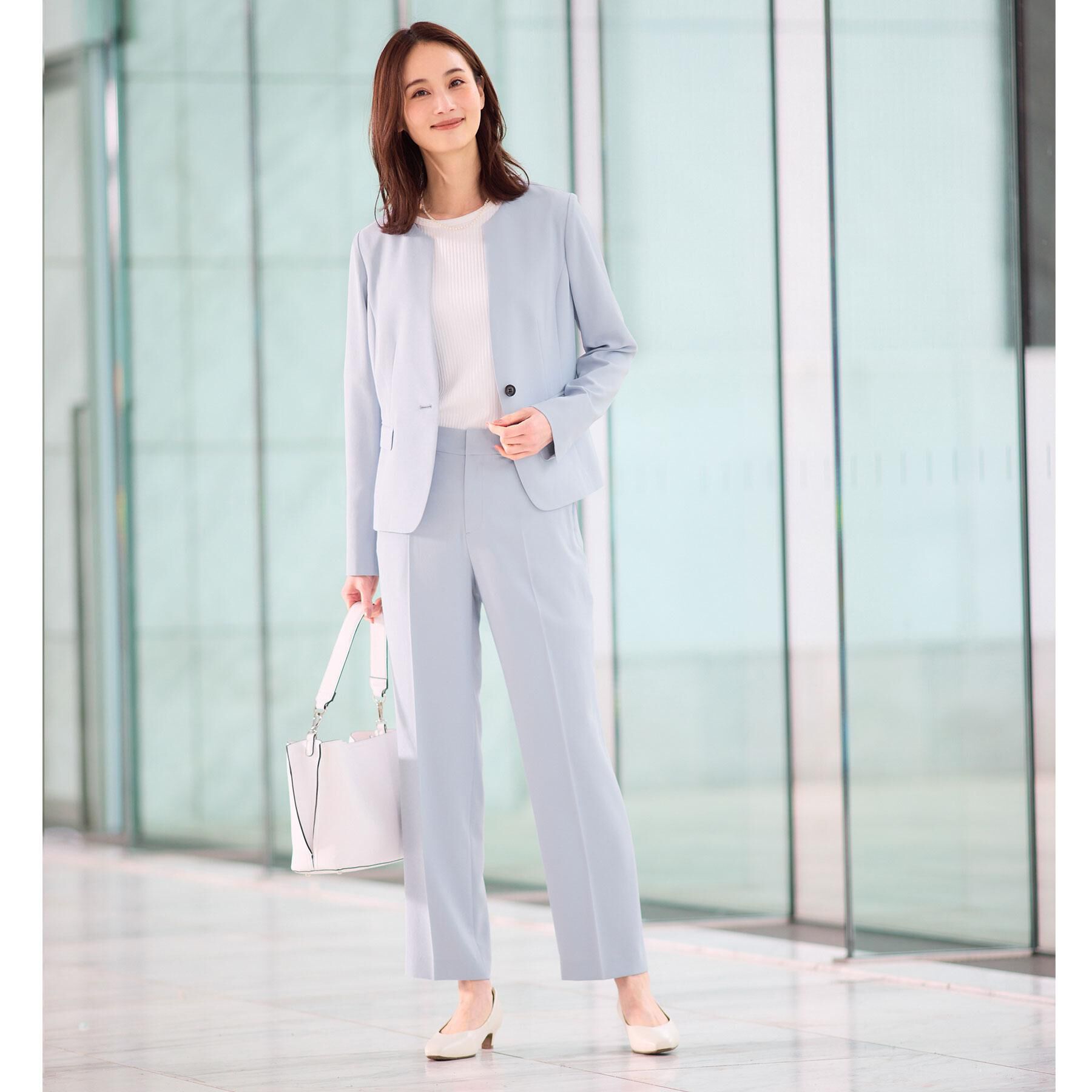 Reflect「【UVカット／接触冷感／セットアップ可】センタープレステーパードパンツ」|その他|