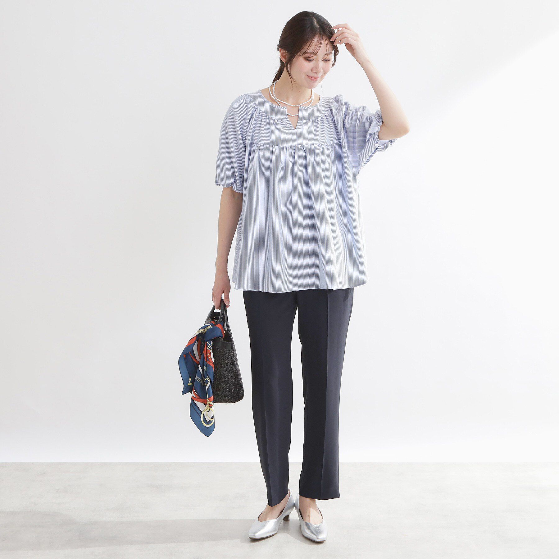 Reflect「【UVカット／接触冷感／セットアップ可】センタープレステーパードパンツ」|その他|