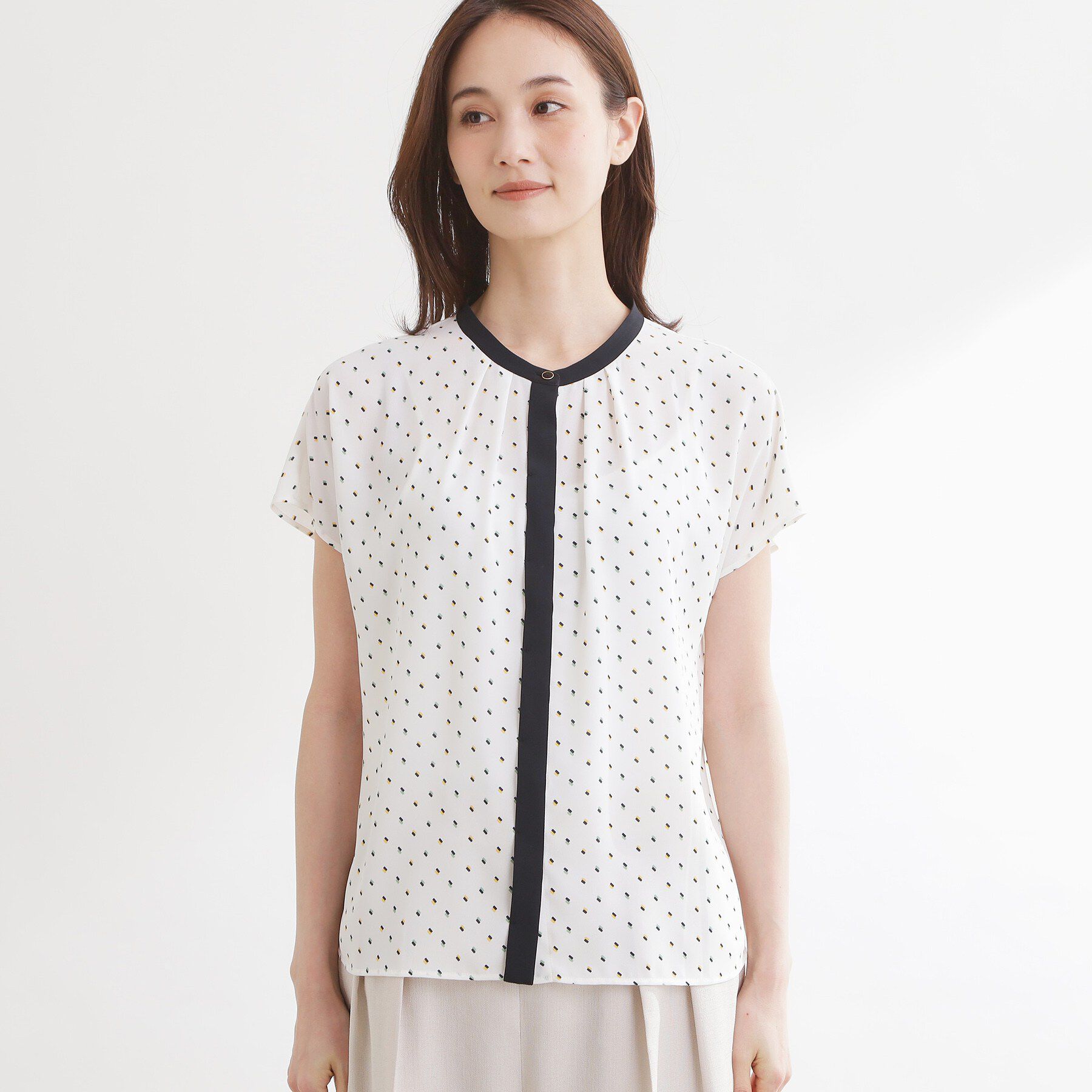 Reflect「【通勤におすすめ◎】ジョーゼットブラウス」|シャツ・ブラウス|