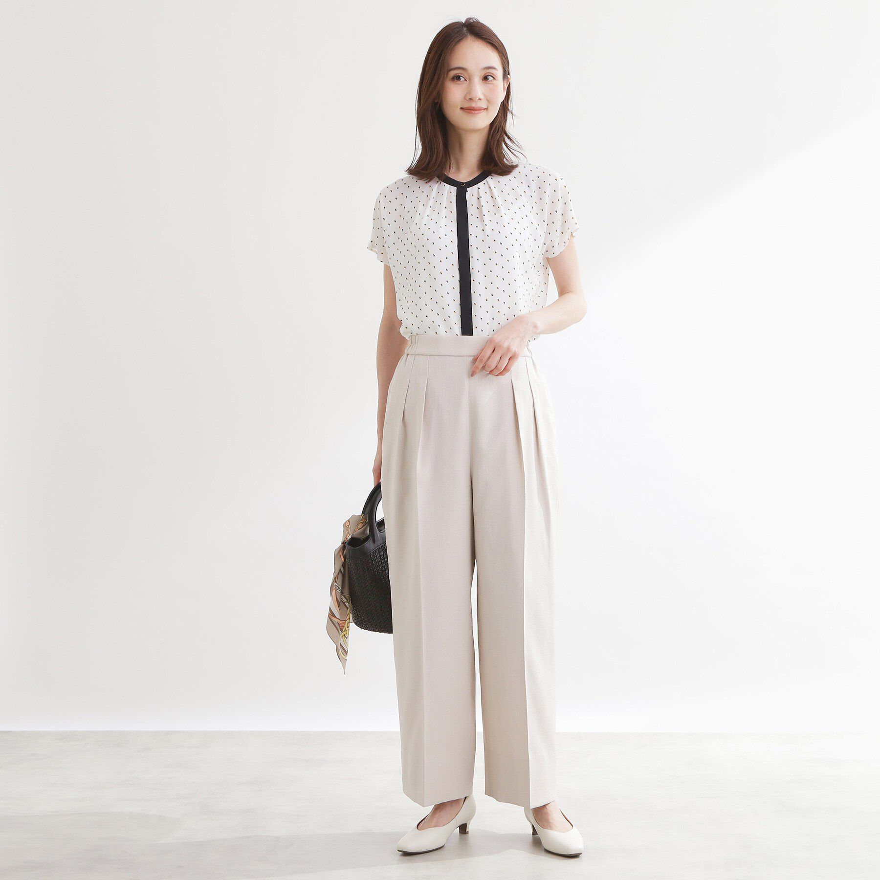 Reflect「【通勤におすすめ◎】ジョーゼットブラウス」|シャツ・ブラウス|