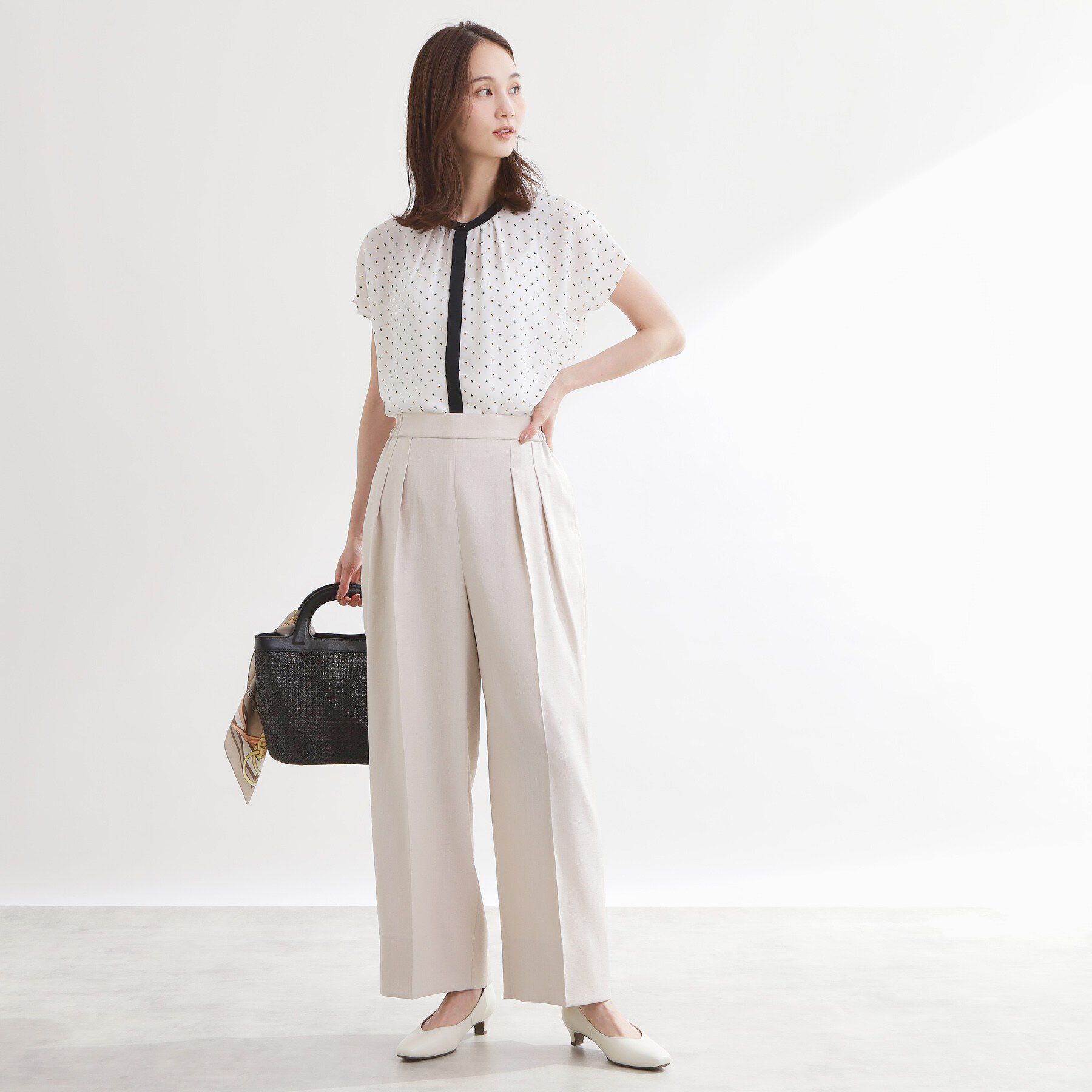 Reflect「【通勤におすすめ◎】ジョーゼットブラウス」|シャツ・ブラウス|