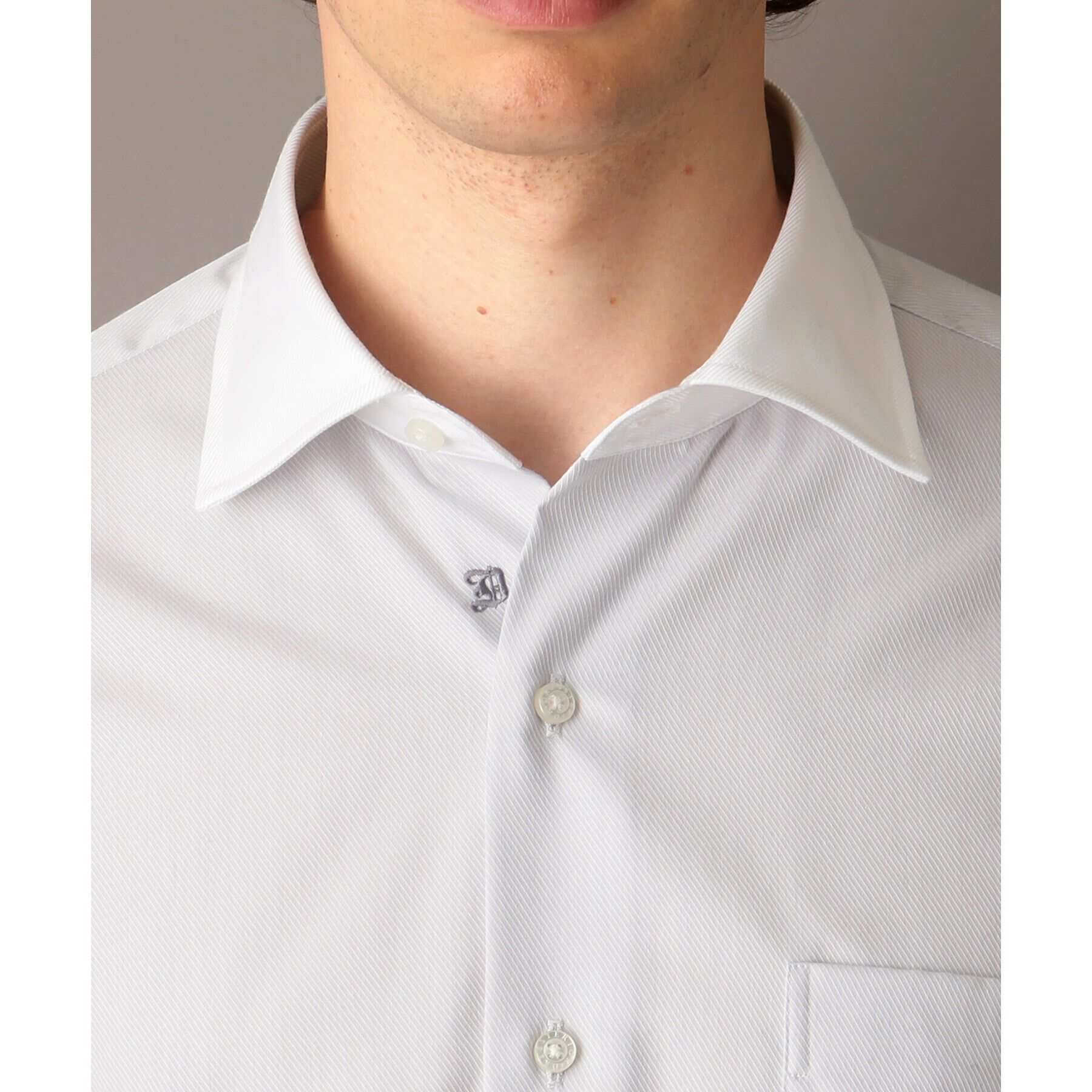 DRESSTERIOR「ワイドカラー クレリックシャツ」|シャツ・ブラウス|