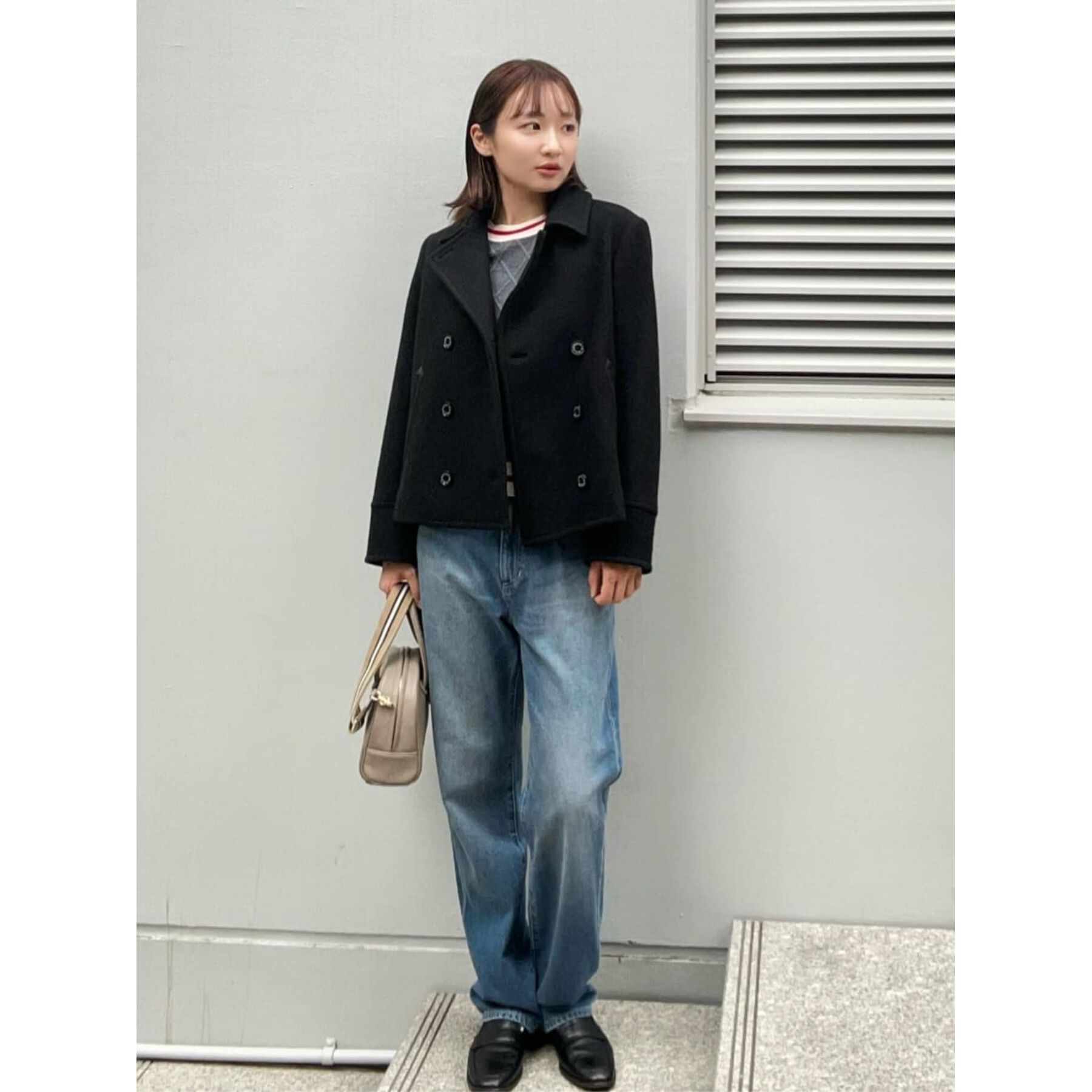 DRESSTERIOR「【ウォッシャブル】テーパードコンフォートデニム」|デニム|