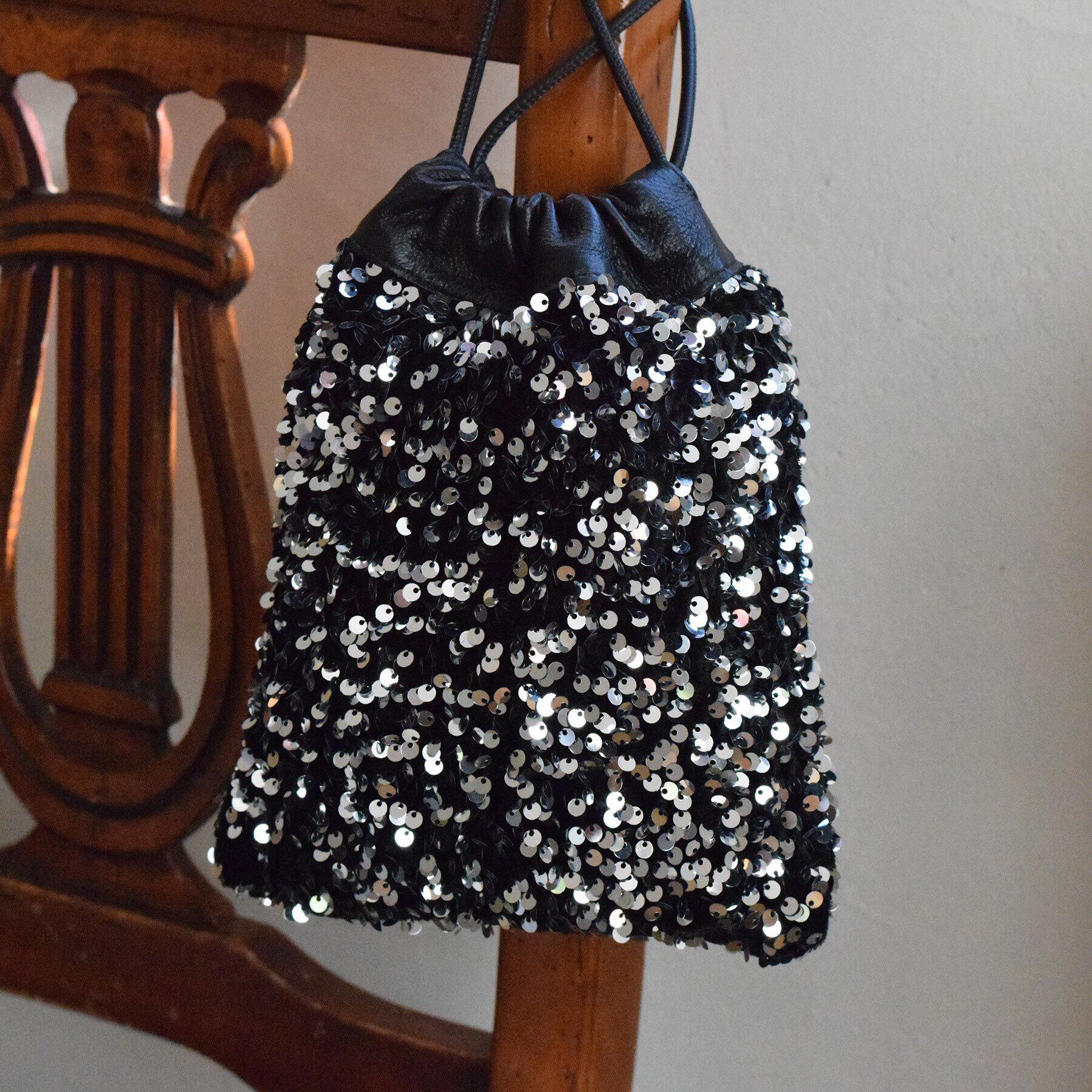 DRESSTERIOR「スパンコール2WAYポシェット」|ショルダー・メッセンジャー|