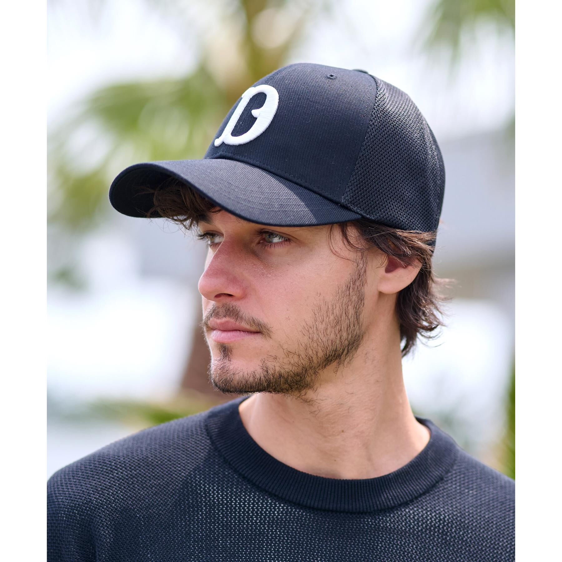 DRESSTERIOR「Dロゴ メッシュキャップ」|キャップ・キャスケット|