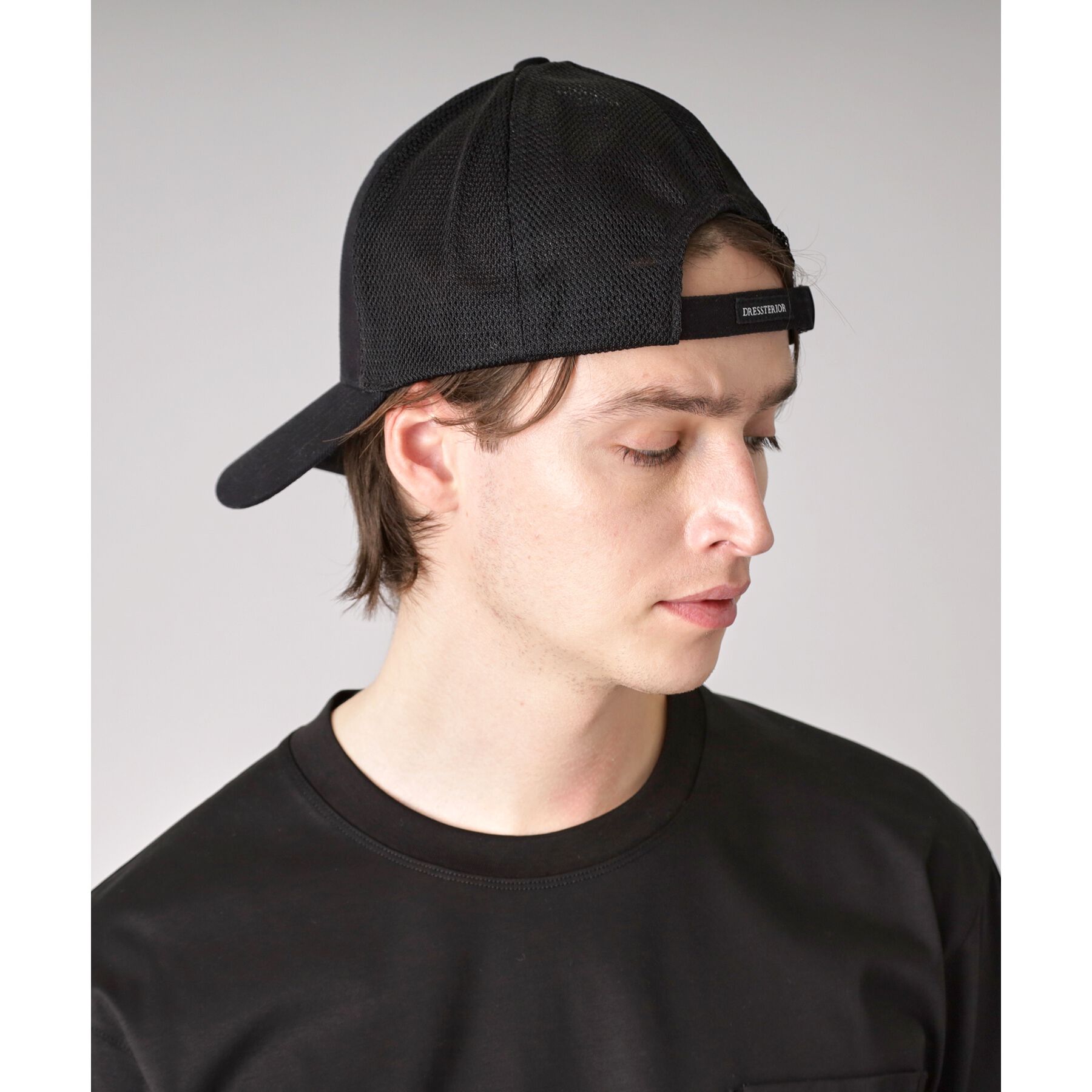 DRESSTERIOR「Dロゴ メッシュキャップ」|キャップ・キャスケット|