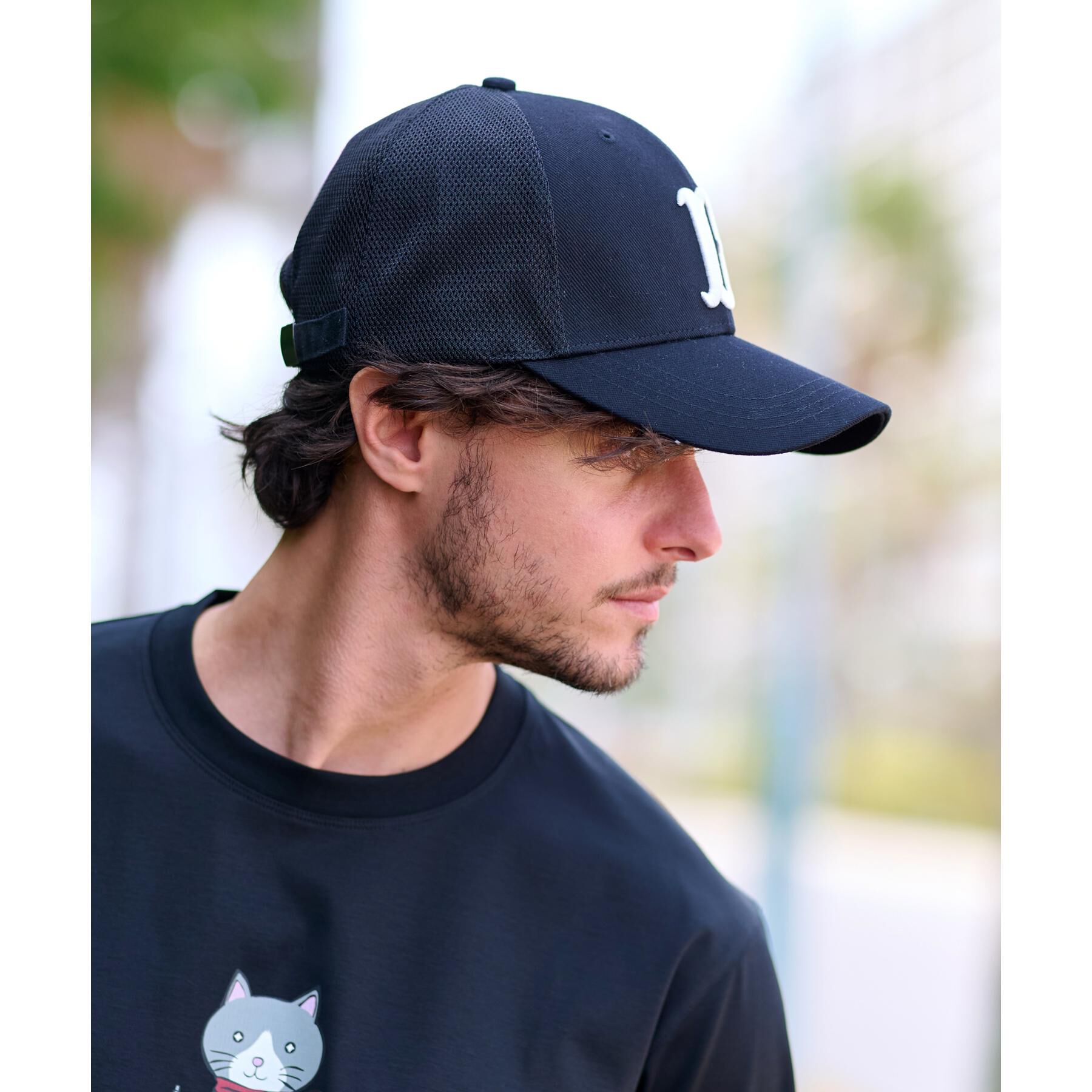 DRESSTERIOR「Dロゴ メッシュキャップ」|キャップ・キャスケット|