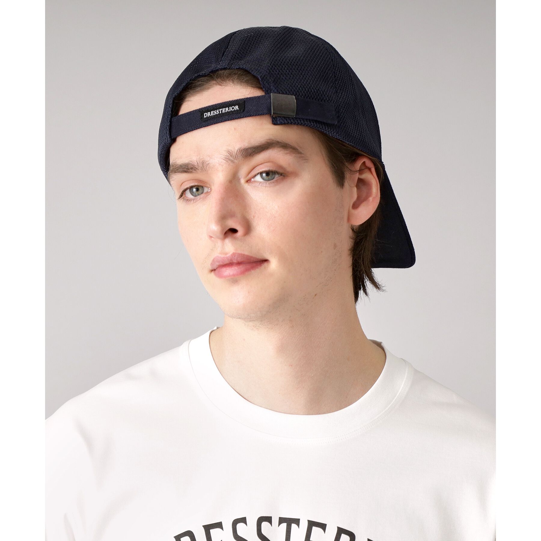 DRESSTERIOR「Dロゴ メッシュキャップ」|キャップ・キャスケット|