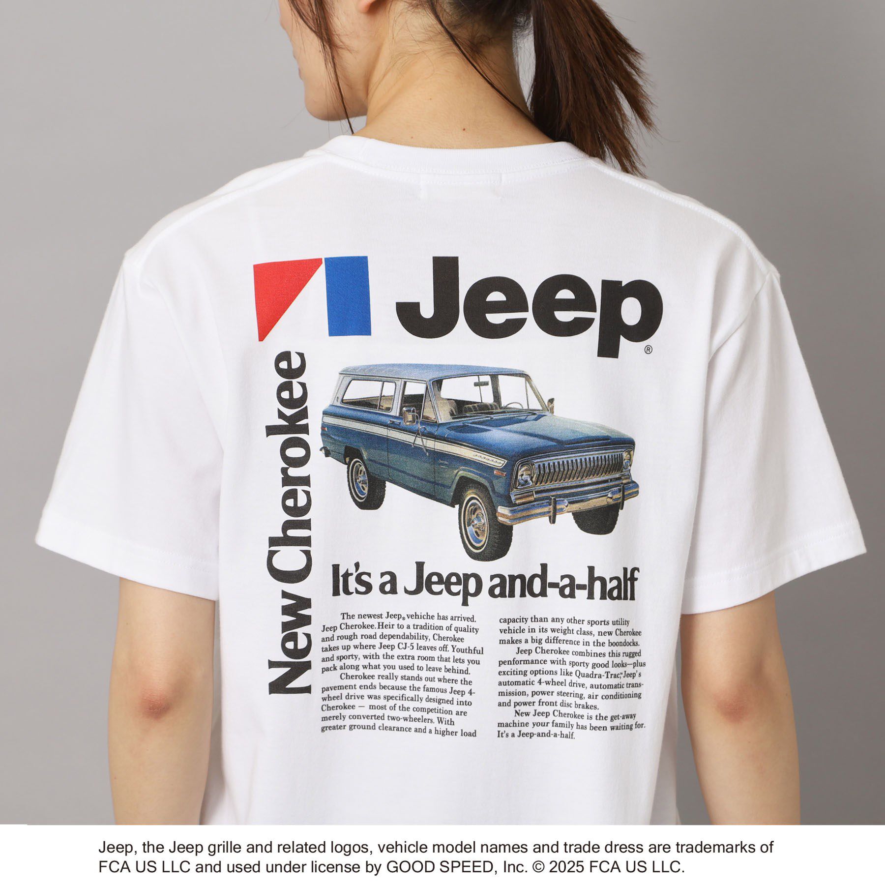 DRESSTERIOR「GOOD ROCK SPEED（グッドロックスピード）JEEP(R) チェロキー プリントTシャツ」|Tシャツ・カットソー|