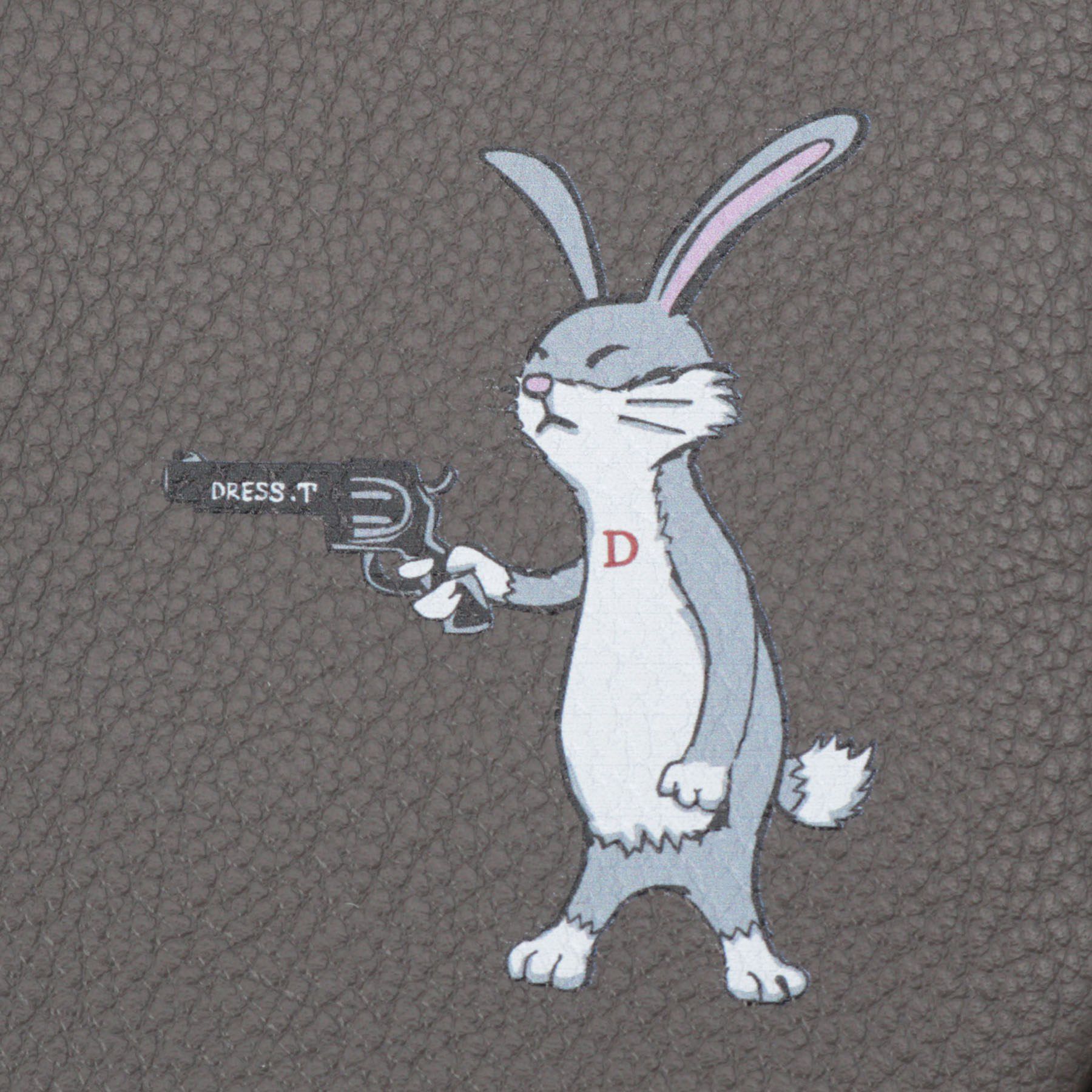 DRESSTERIOR「【本革】リアルレザー ピストルラビットプリント ショルダーポーチ」|ショルダー・メッセンジャー|