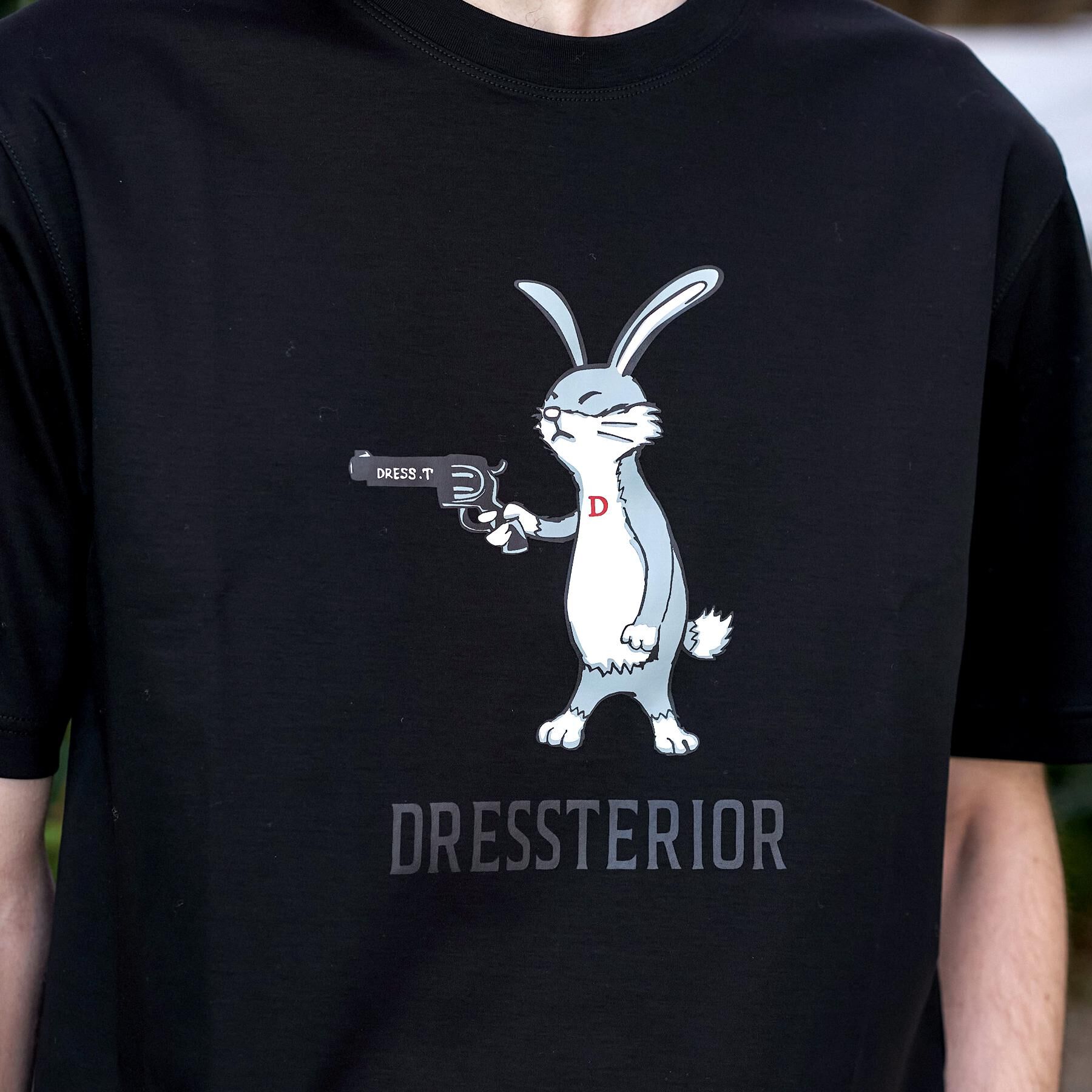 DRESSTERIOR「【接触冷感／抗菌防臭／消臭】ICE CLEAR COTTON ガンラビットTシャツ」|Tシャツ・カットソー|