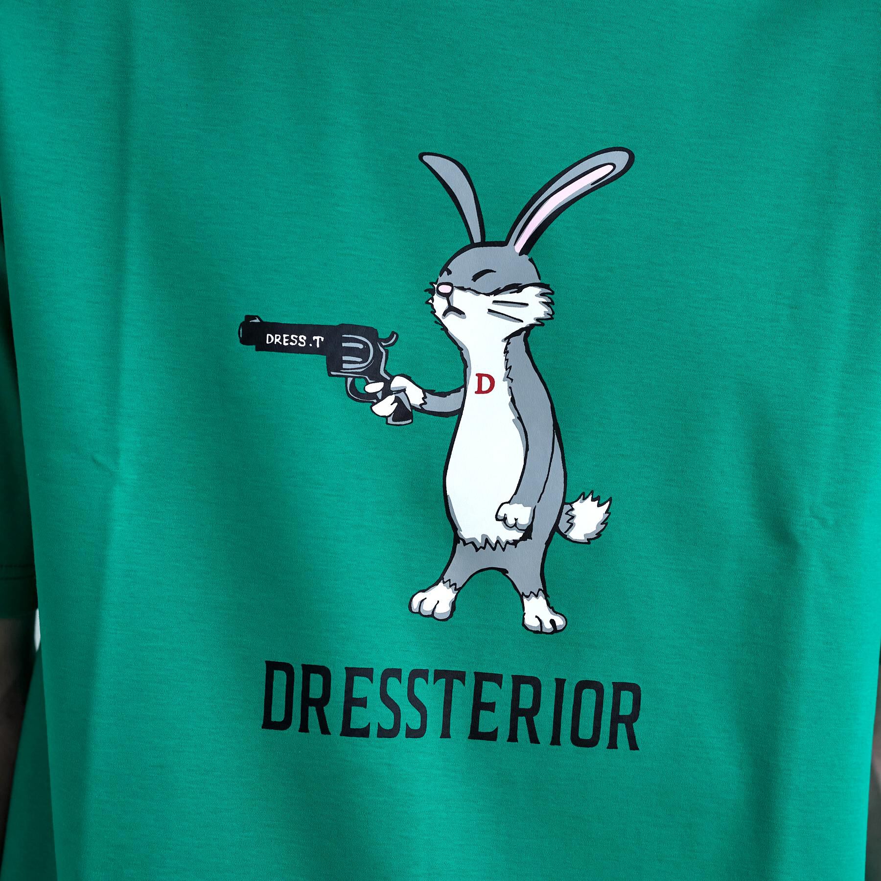 DRESSTERIOR「【接触冷感／抗菌防臭／消臭】ICE CLEAR COTTON ガンラビットTシャツ」|Tシャツ・カットソー|