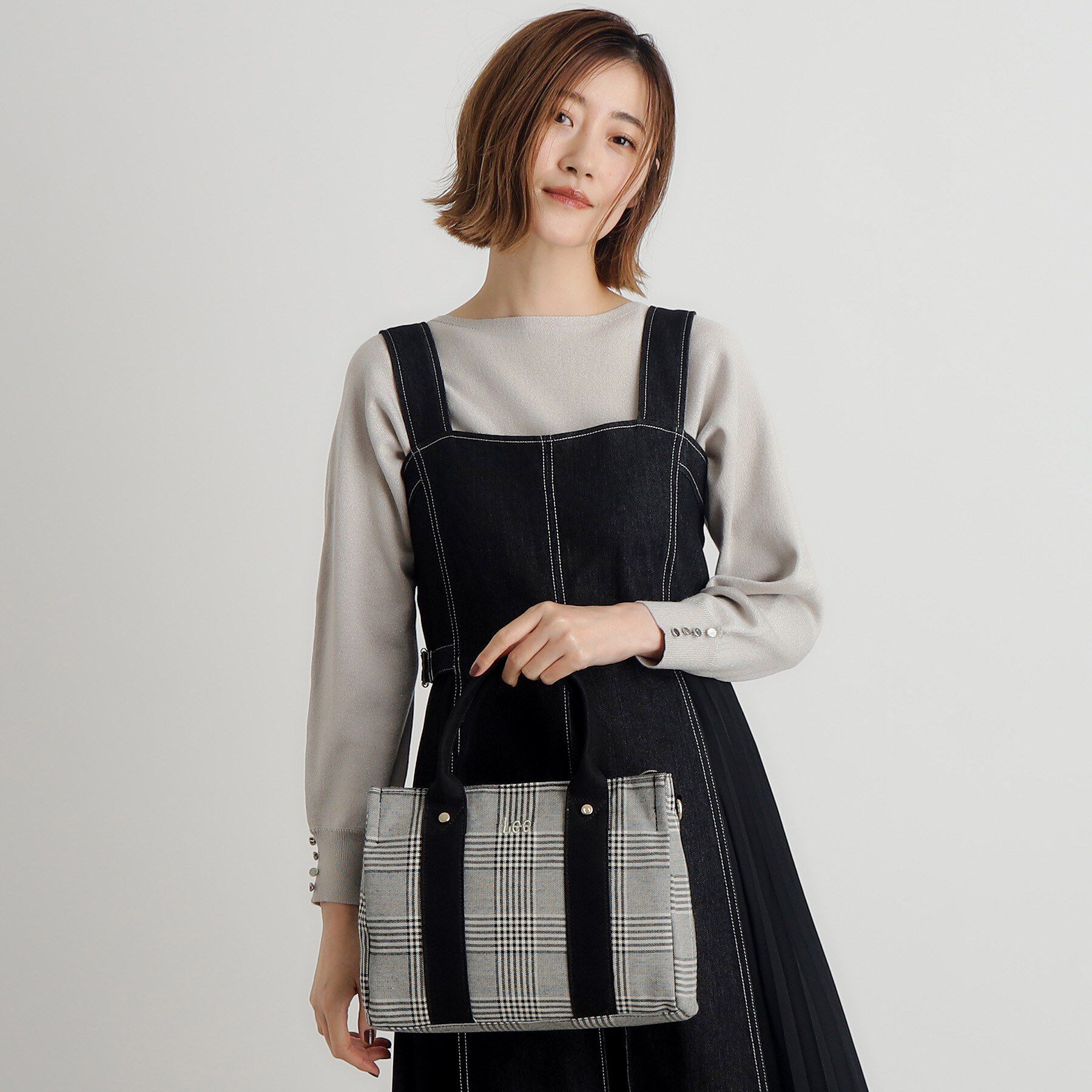 grove「【Lee別注】スクエアキャンバストート」|トートバッグ|