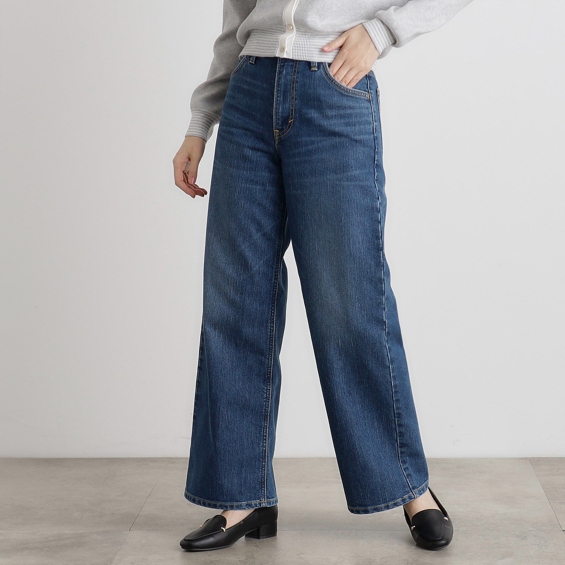 grove「【Lee&times;grove別注】WIDE DENIM PANTS」|デニム|