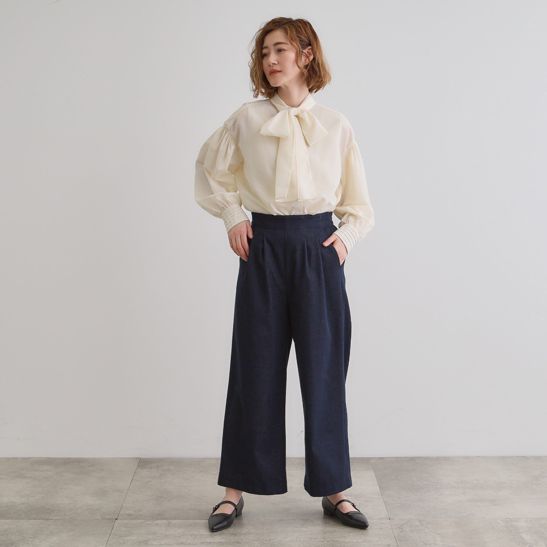 grove「デニムアソート麻調ビスチェセット」|スーツ|