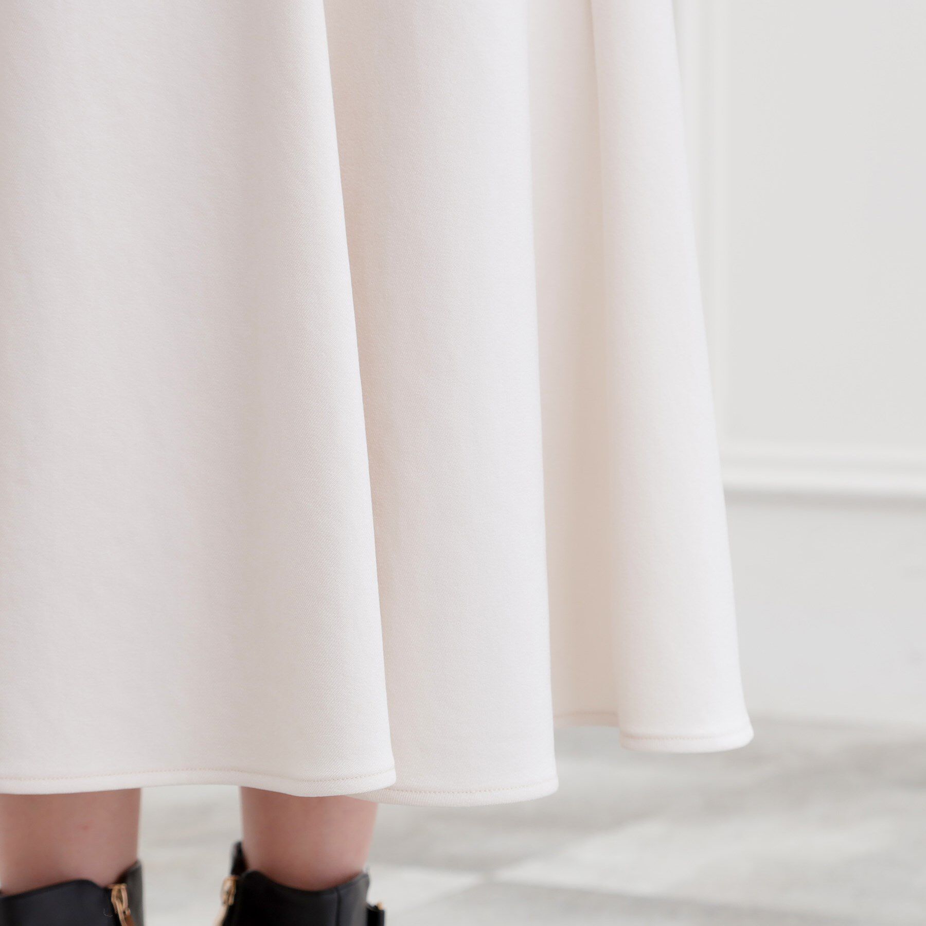 grove「ウーリッシュフレアスカート」|スカート|