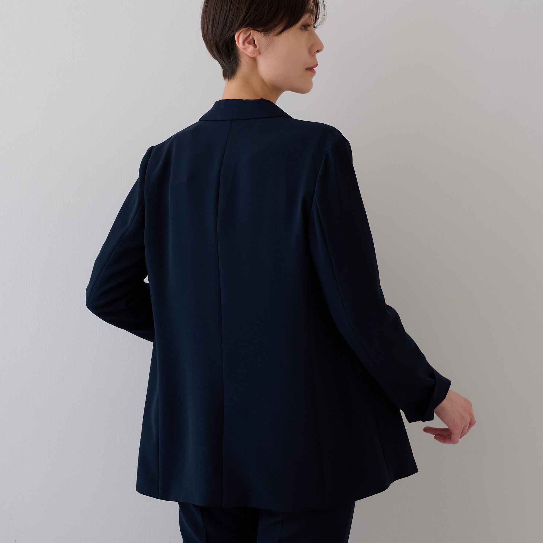 INDIVI「【着る日傘/遮熱/UVケア】ダブルジャケット」|スーツ|