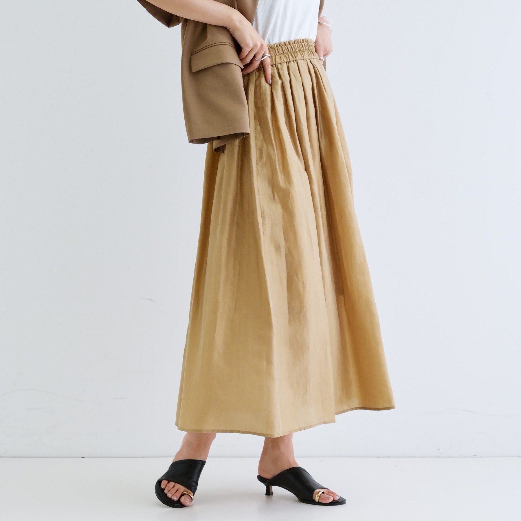 GALLEST「シアーマキシスカート」|スカート|