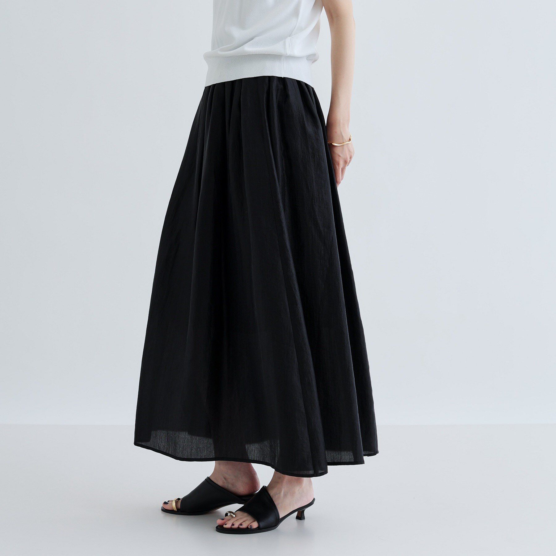 GALLEST「シアーマキシスカート」|スカート|