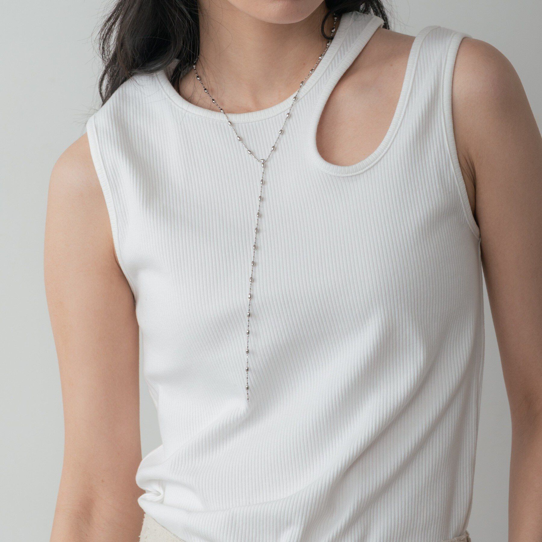 GALLEST「アシメリブタンクトップ」|キャミソール|